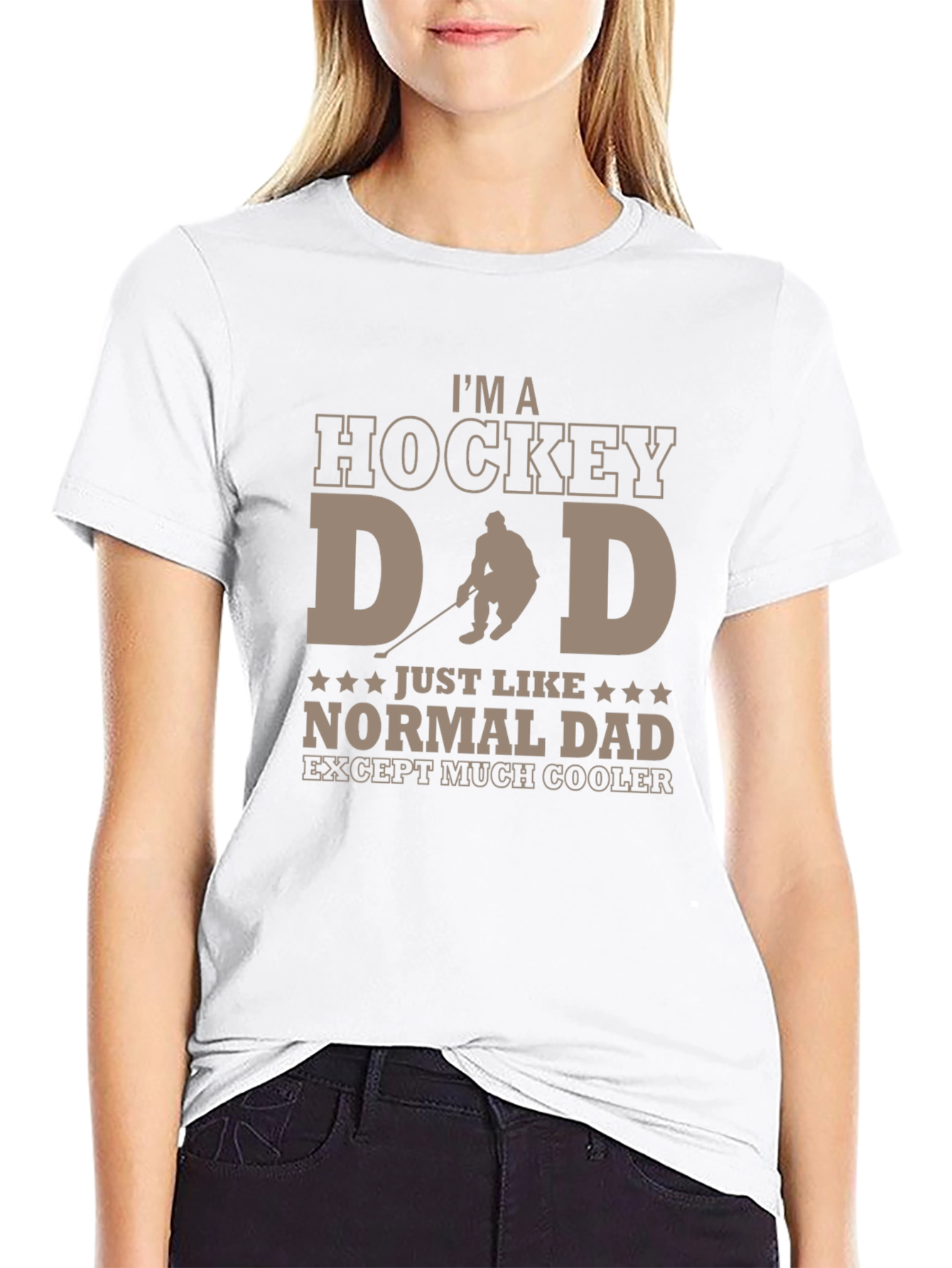 Hockey Dad T-Shirt - Cool Fathers Day Gift