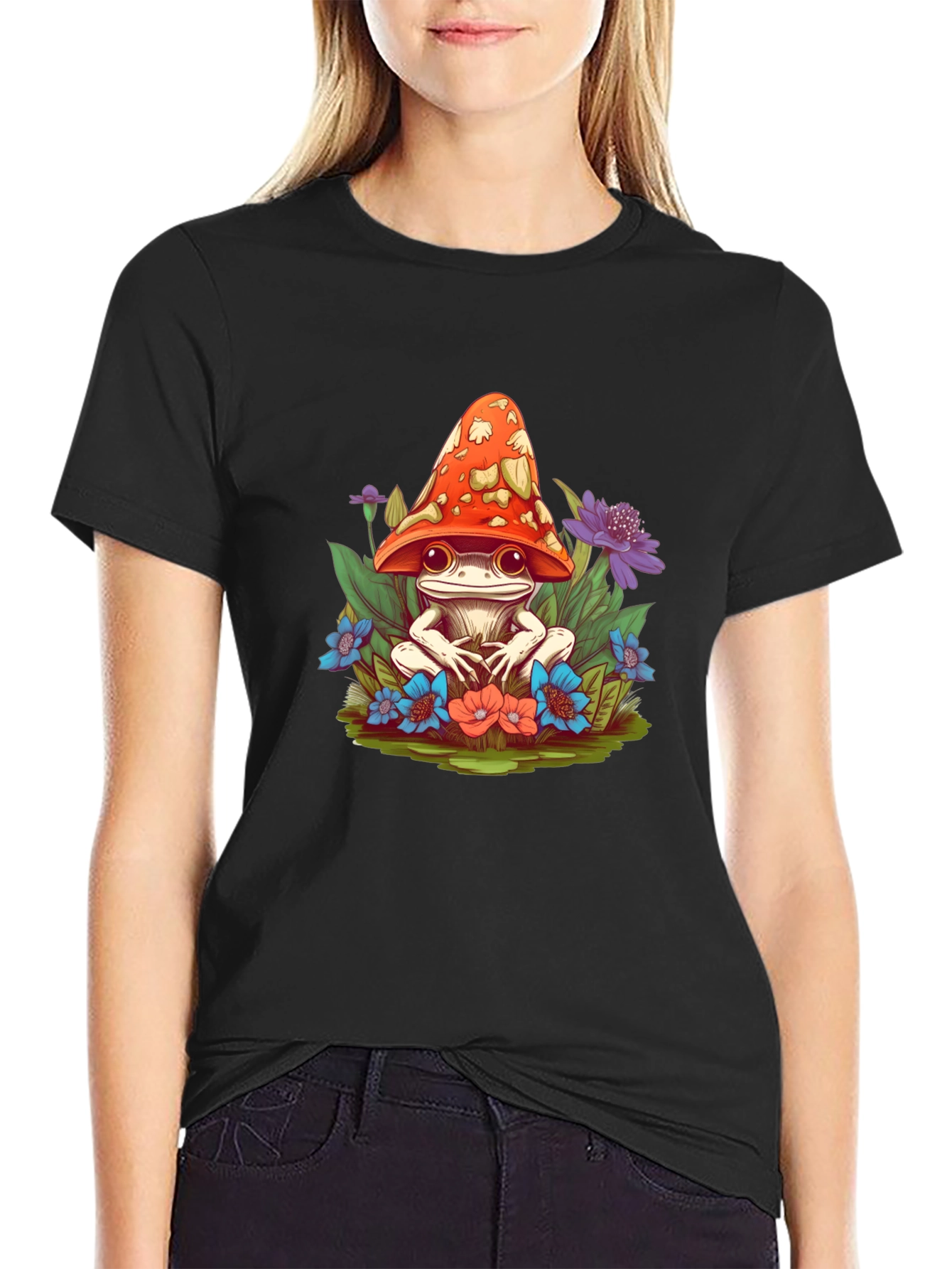 Mushroom Frog Graphic Tee