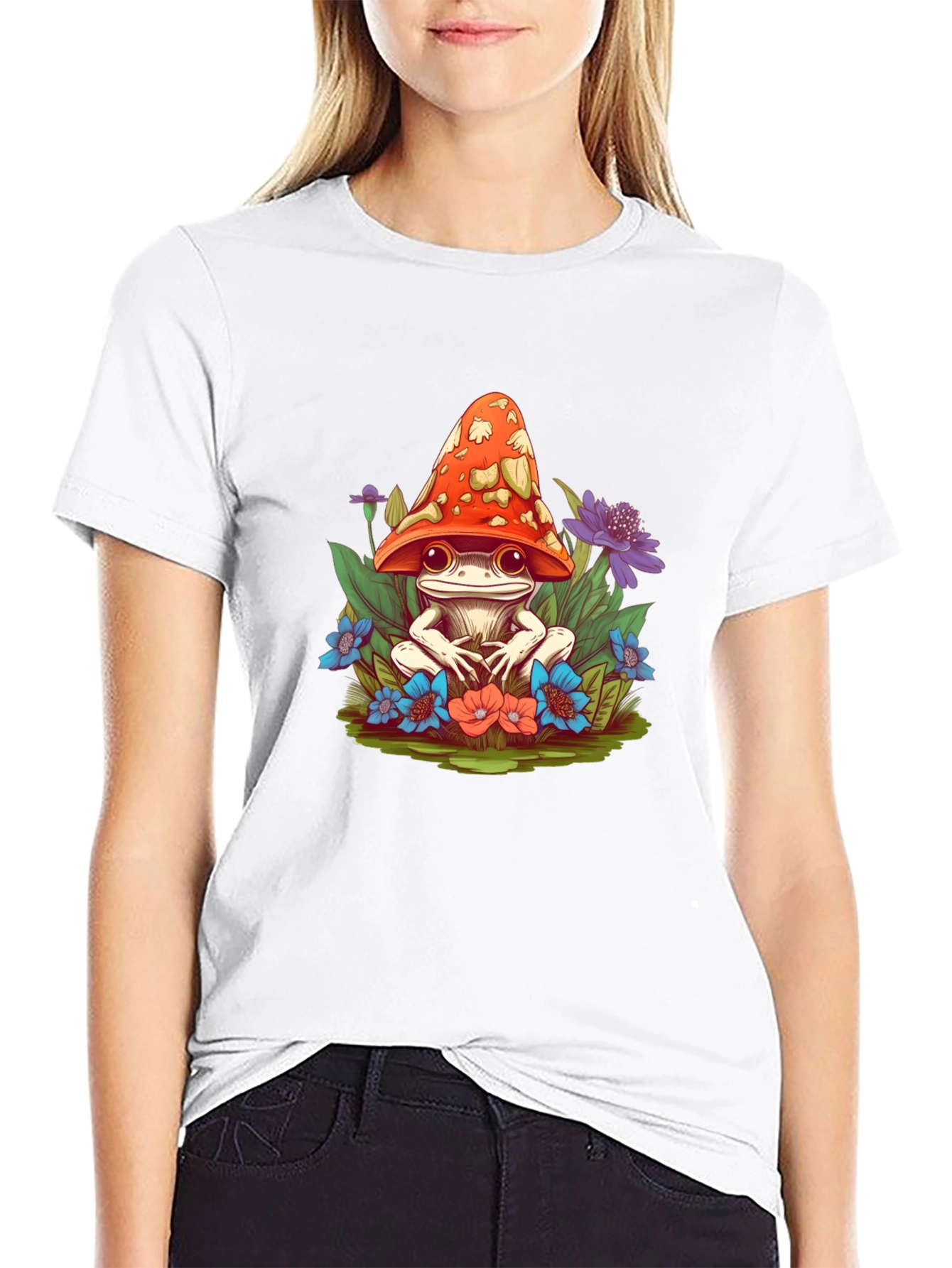 Mushroom Frog Graphic Tee