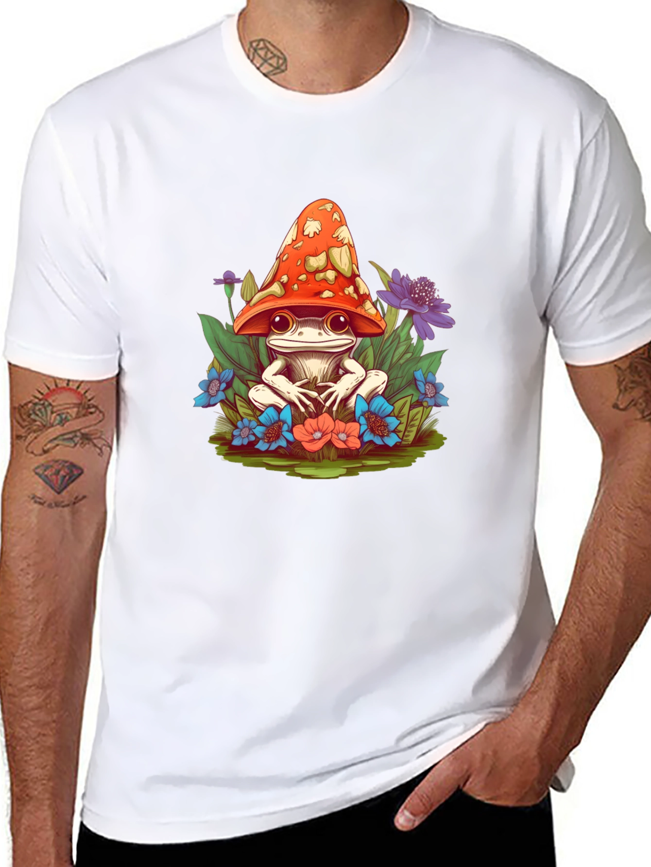 Mushroom Frog Graphic Tee
