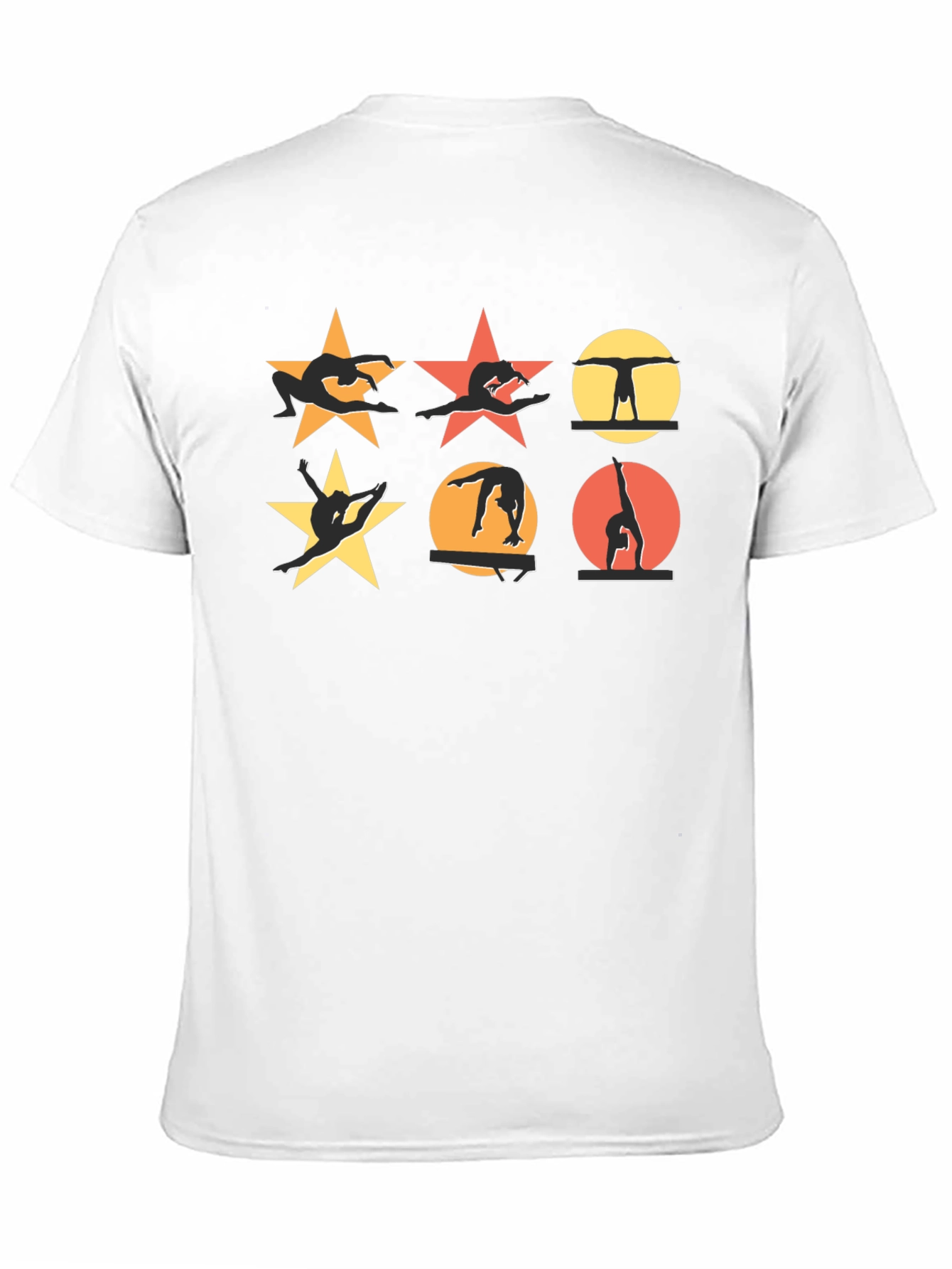 Gymnastics Silhouette T-Shirt - Stars & Handstands