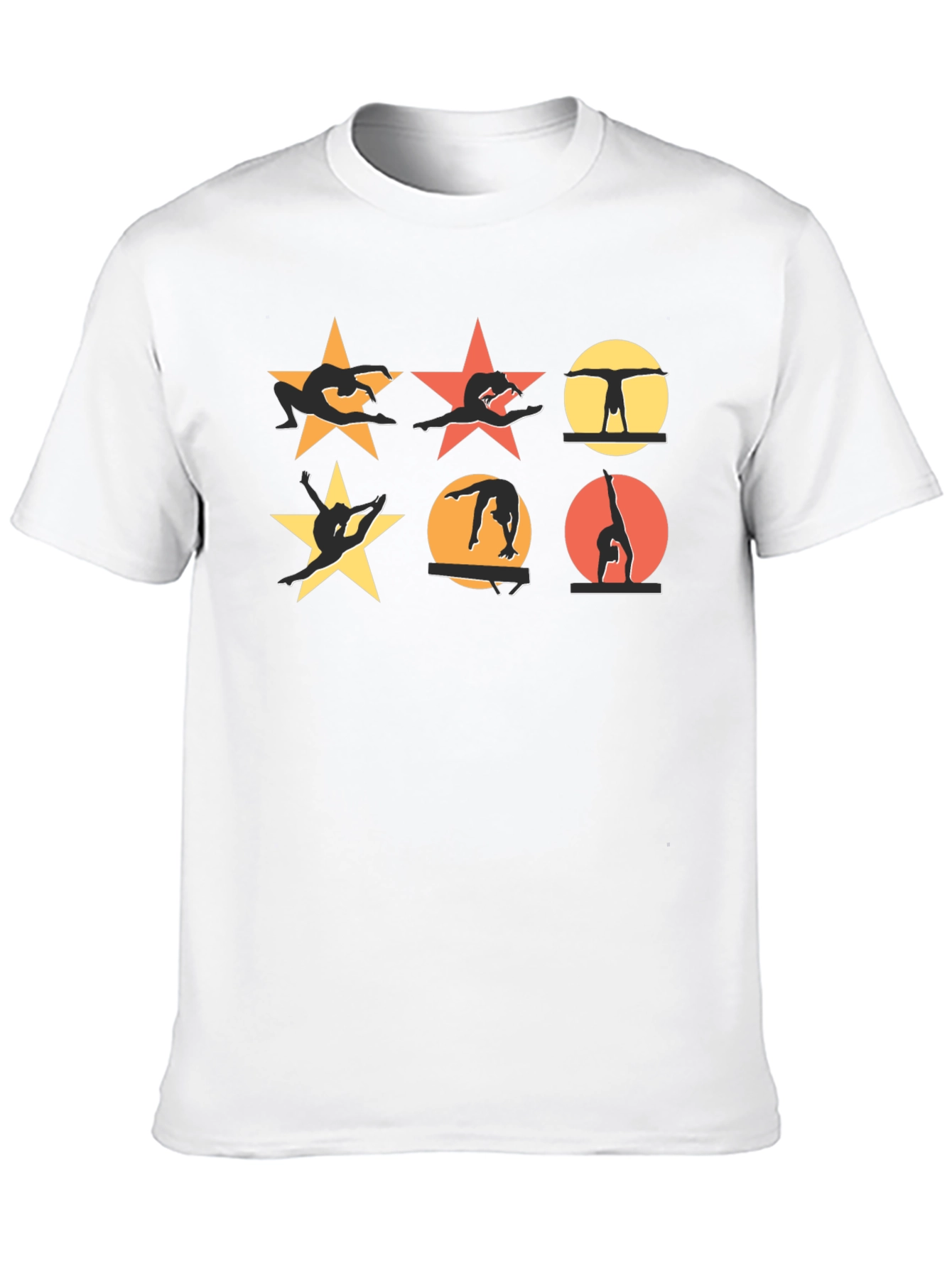 Gymnastics Silhouette T-Shirt - Stars & Handstands