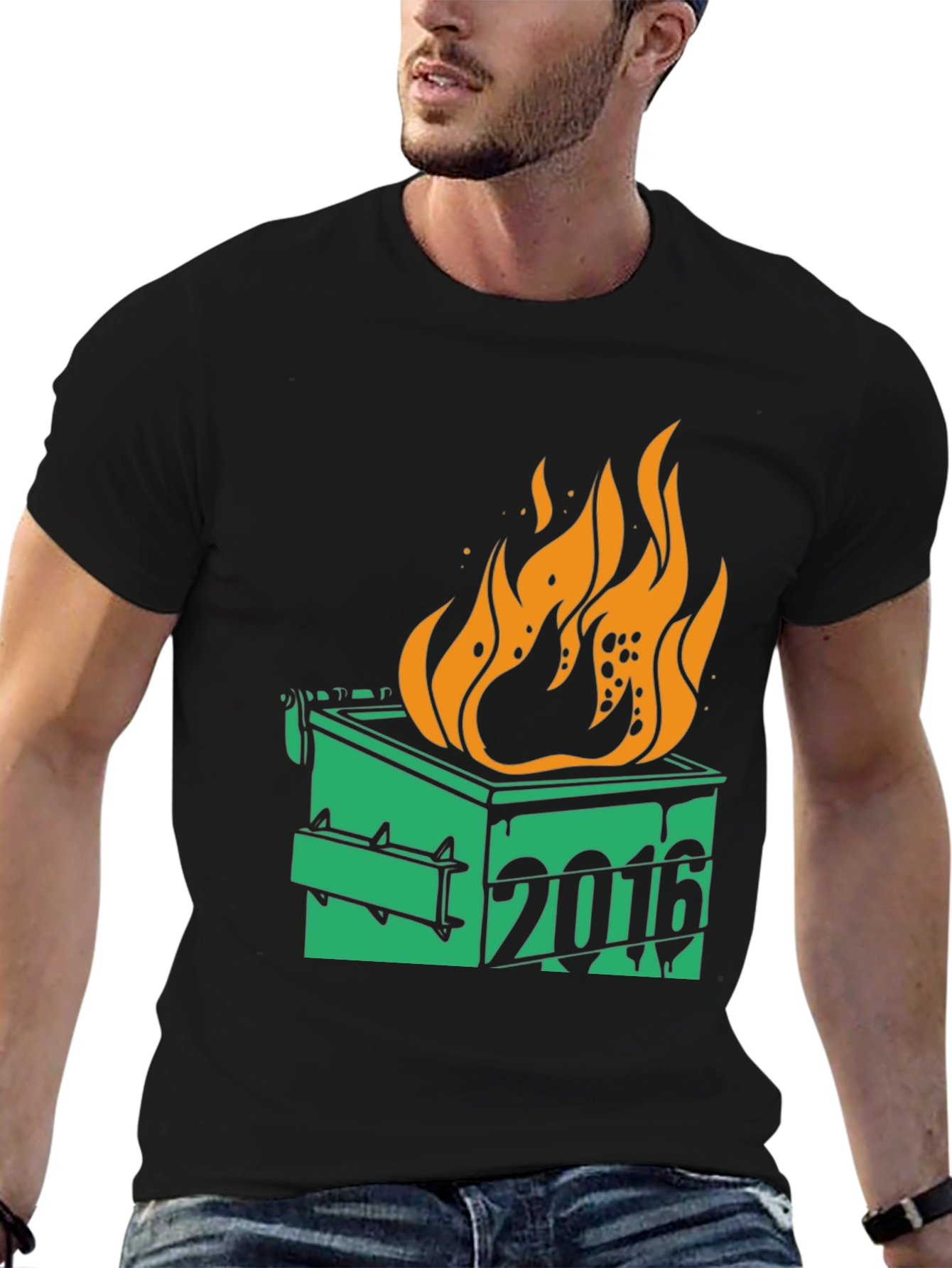 Dumpster Fire 2016 Graphic T-Shirt