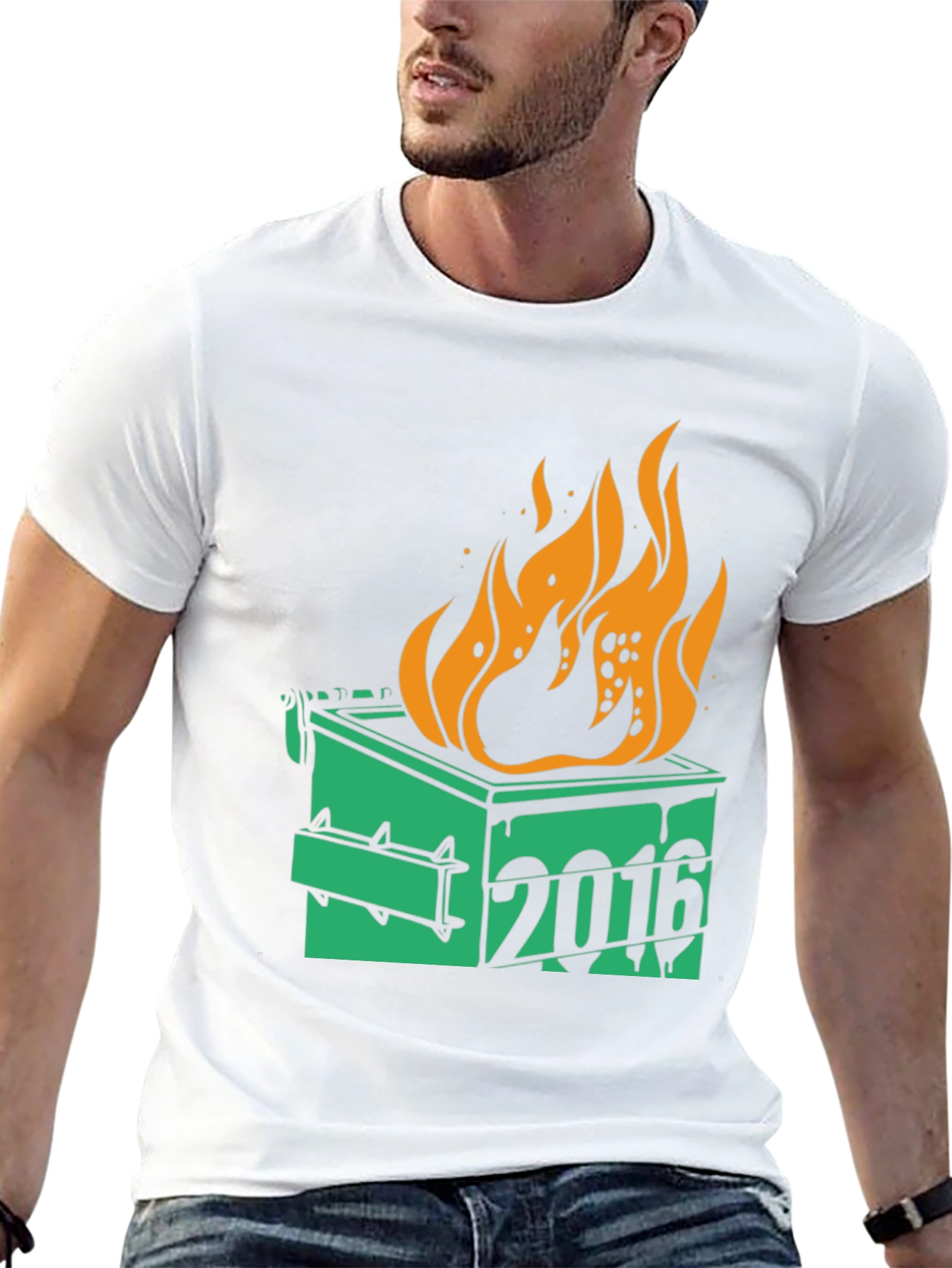 Dumpster Fire 2016 Graphic T-Shirt