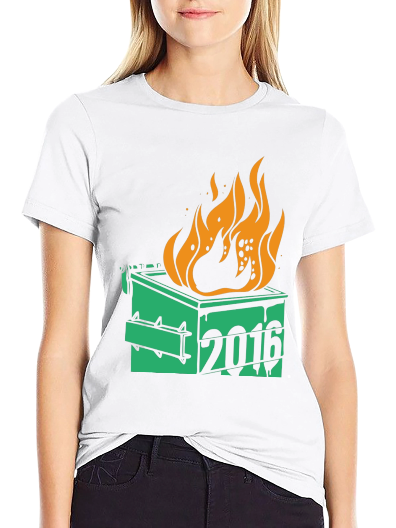 Dumpster Fire 2016 Graphic T-Shirt
