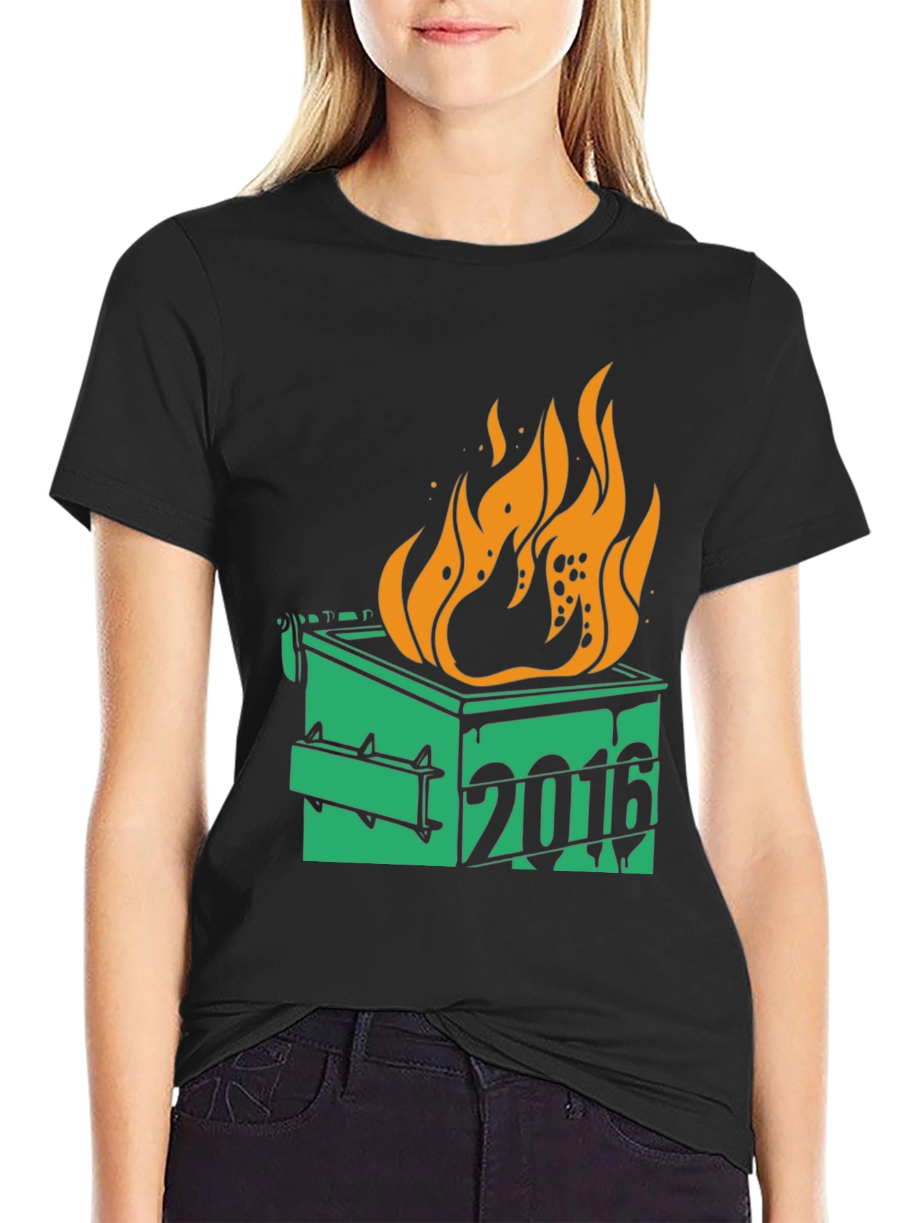 Dumpster Fire 2016 Graphic T-Shirt