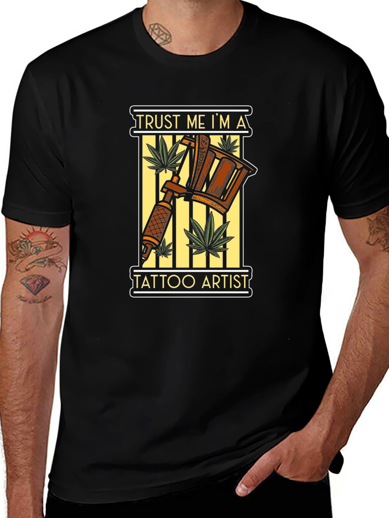 Trust Me Im A Tattoo Artist Graphic T-Shirt