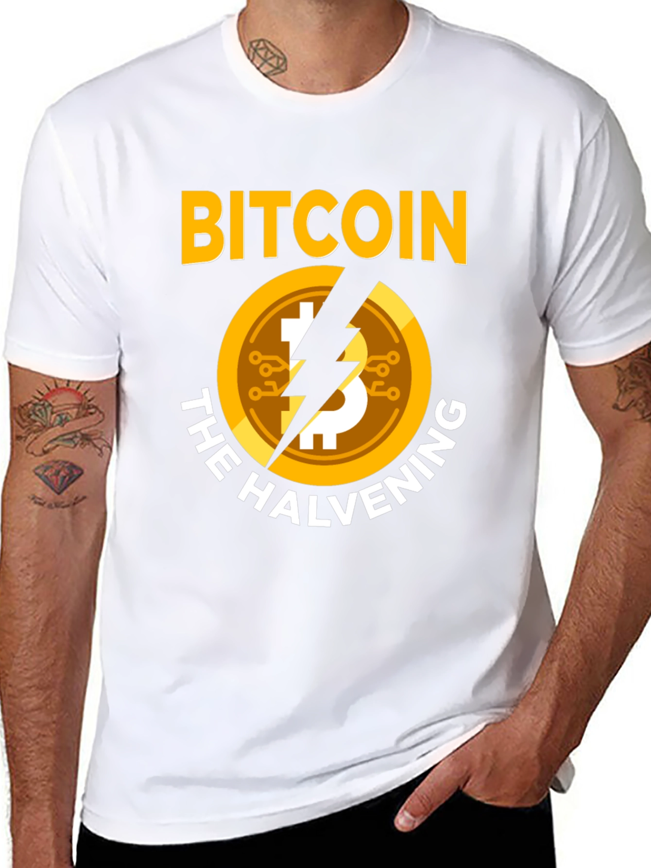 Bitcoin Halvening Black T-Shirt