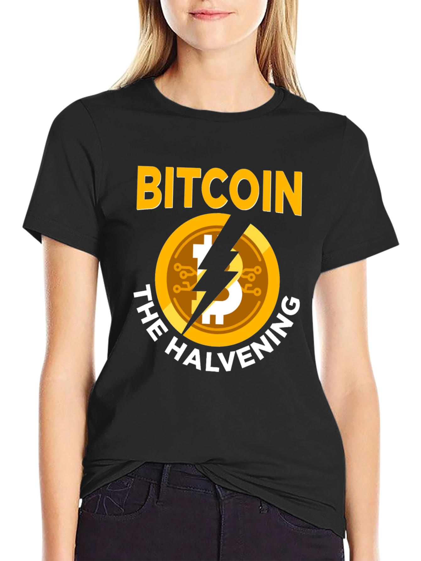 Bitcoin Halvening Black T-Shirt