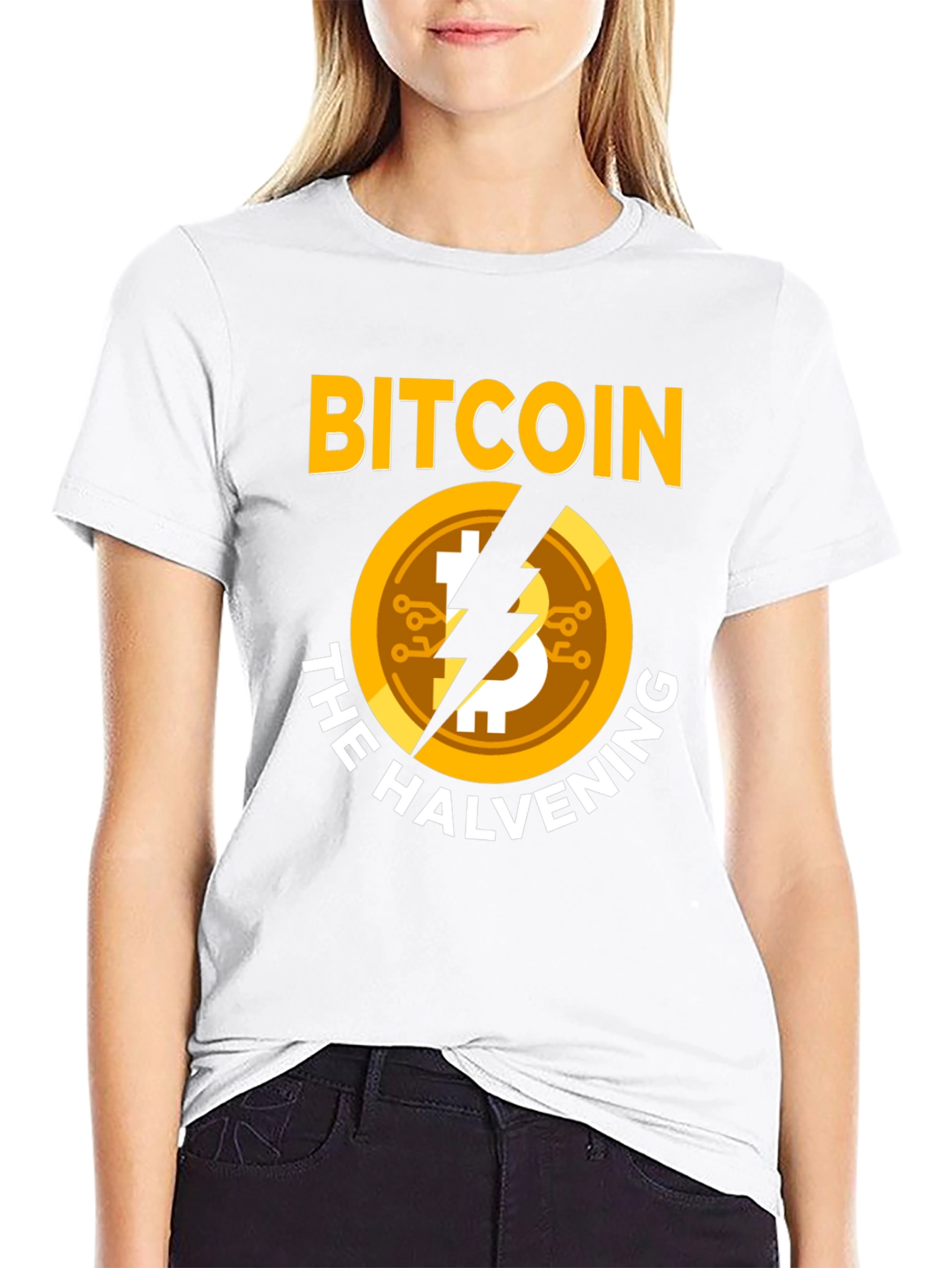 Bitcoin Halvening Black T-Shirt