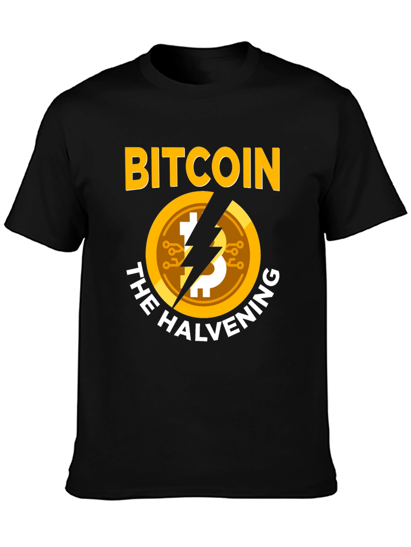 Bitcoin Halvening Black T-Shirt