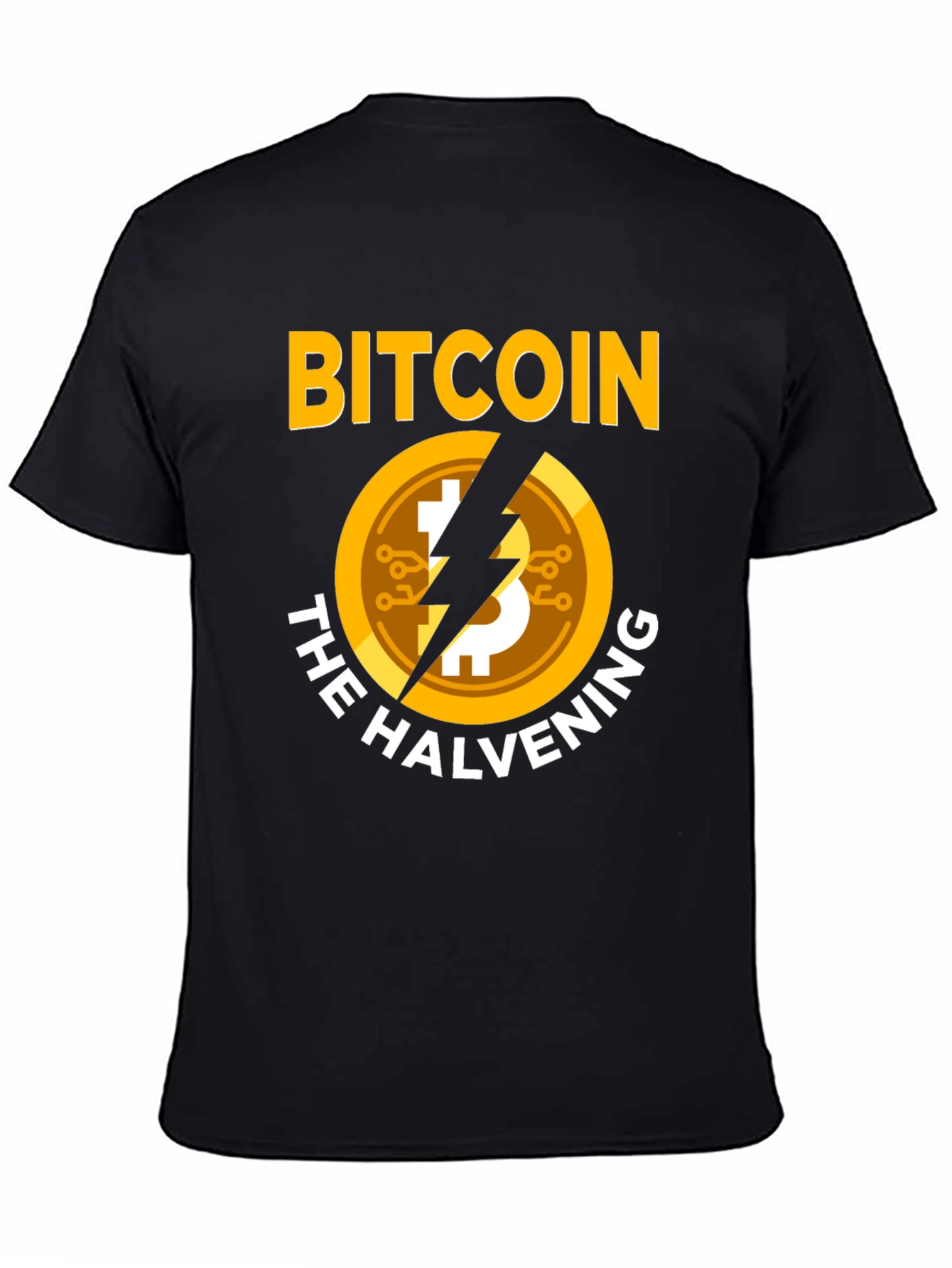 Bitcoin Halvening Black T-Shirt