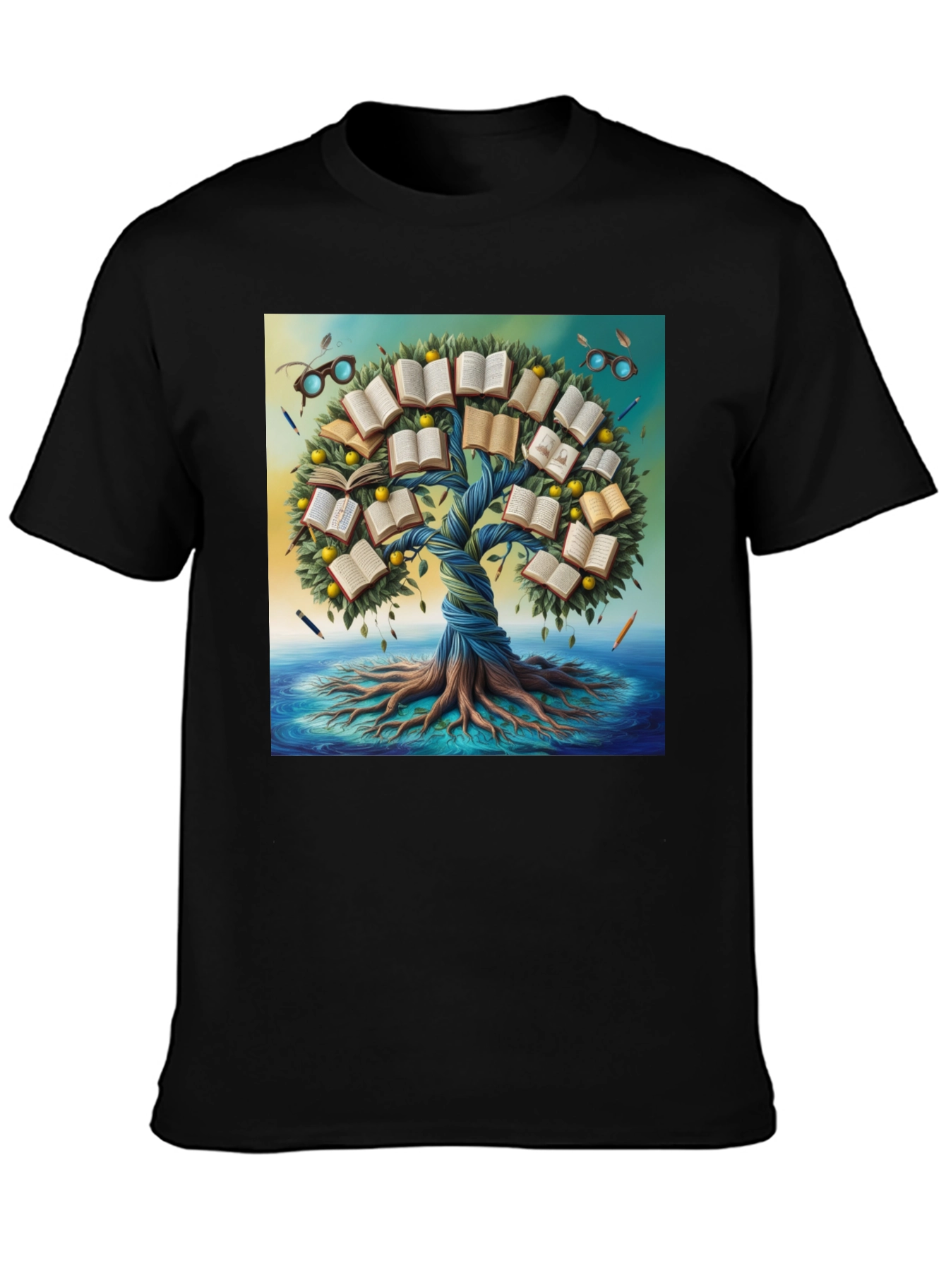 Book Tree Graphic Tee - Read and Grow