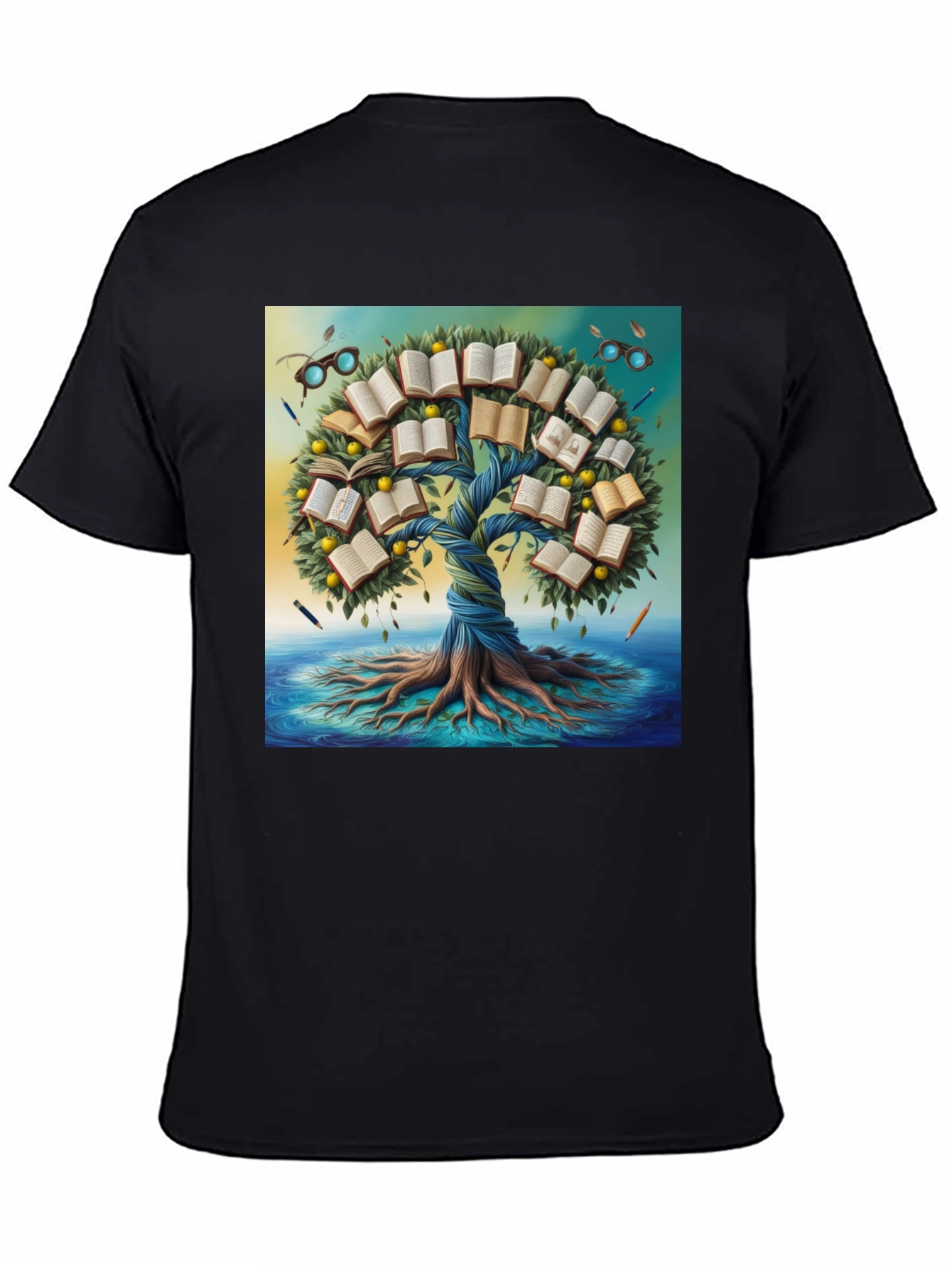 Book Tree Graphic Tee - Read and Grow