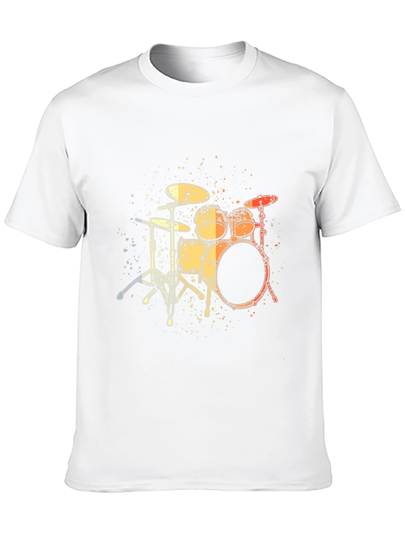 Drum Set Graphic T-Shirt Music Lover Tee