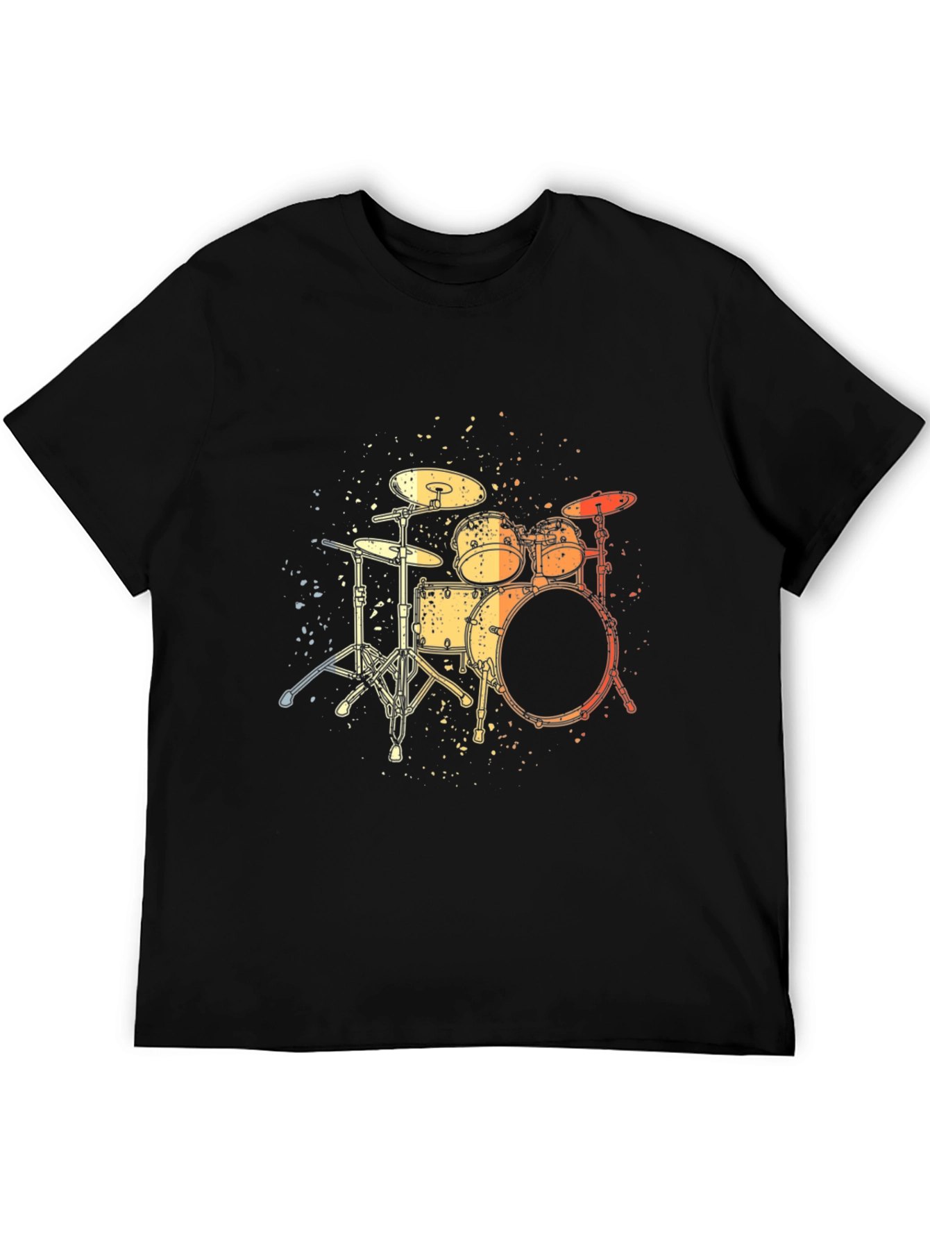 Drum Set Graphic T-Shirt Music Lover Tee