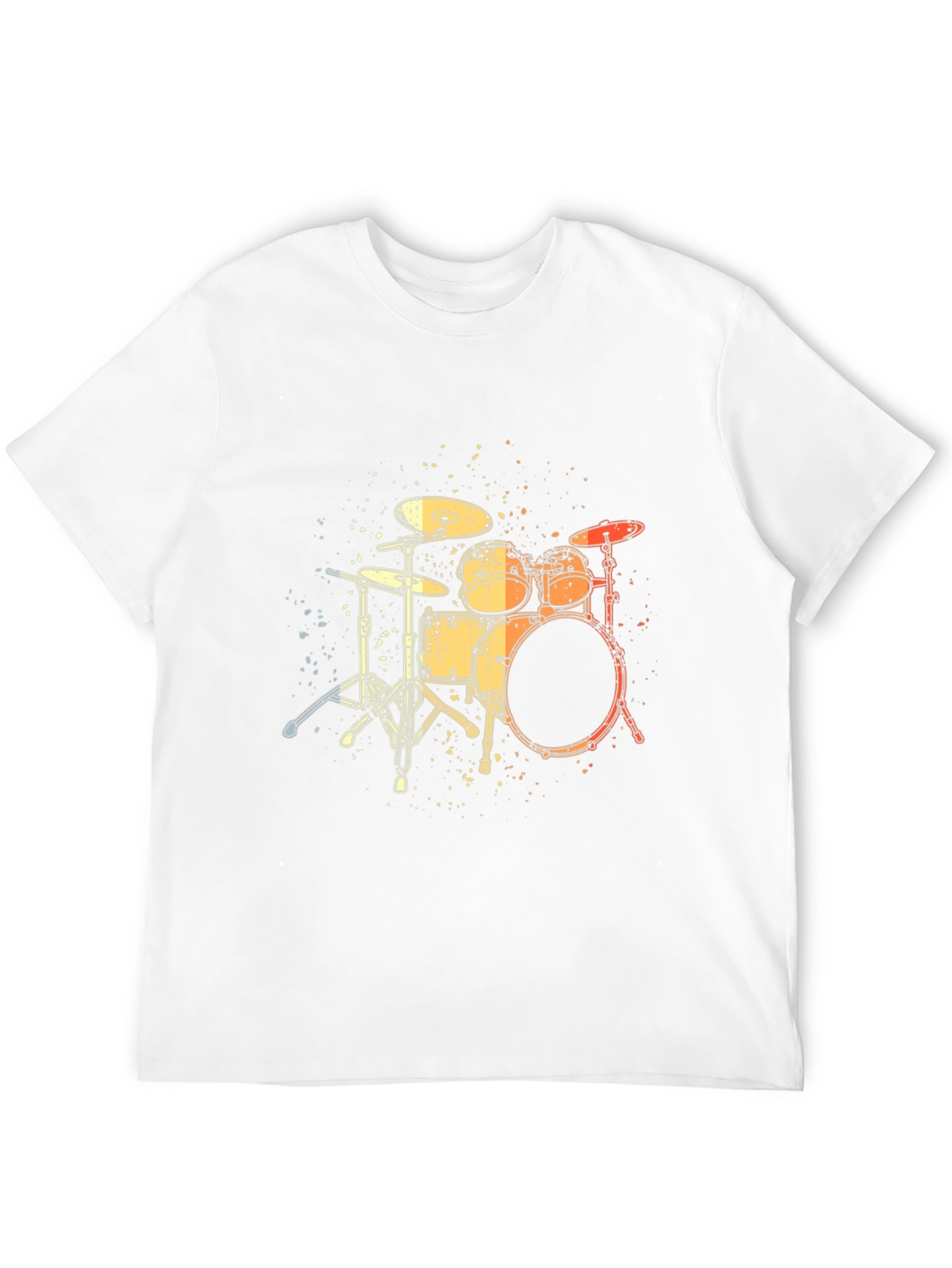 Drum Set Graphic T-Shirt Music Lover Tee