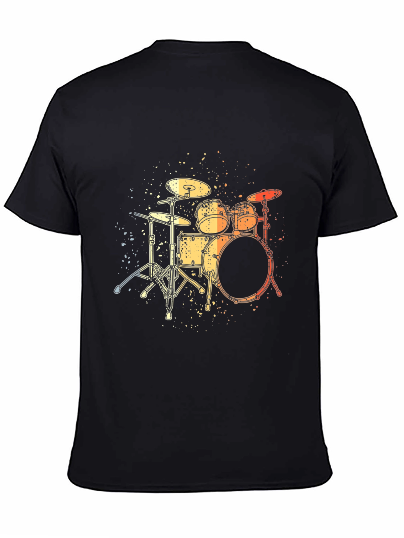 Drum Set Graphic T-Shirt Music Lover Tee