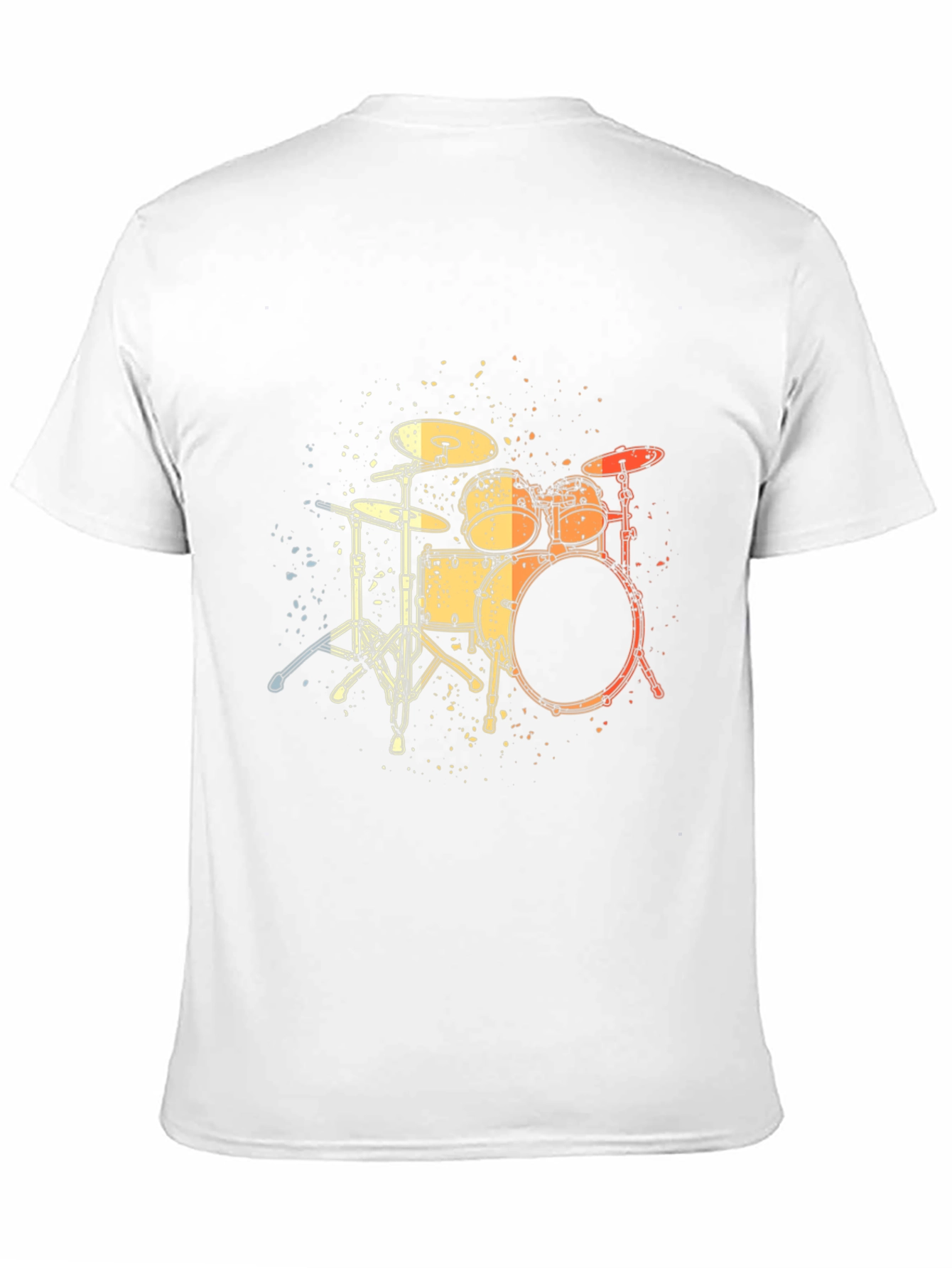 Drum Set Graphic T-Shirt Music Lover Tee