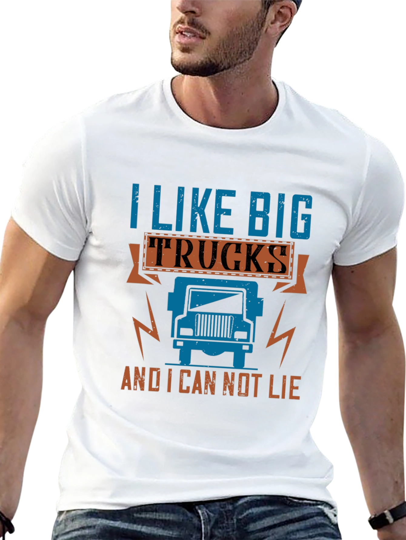 I Like Big Trucks T-Shirt - Novelty Graphic Tee