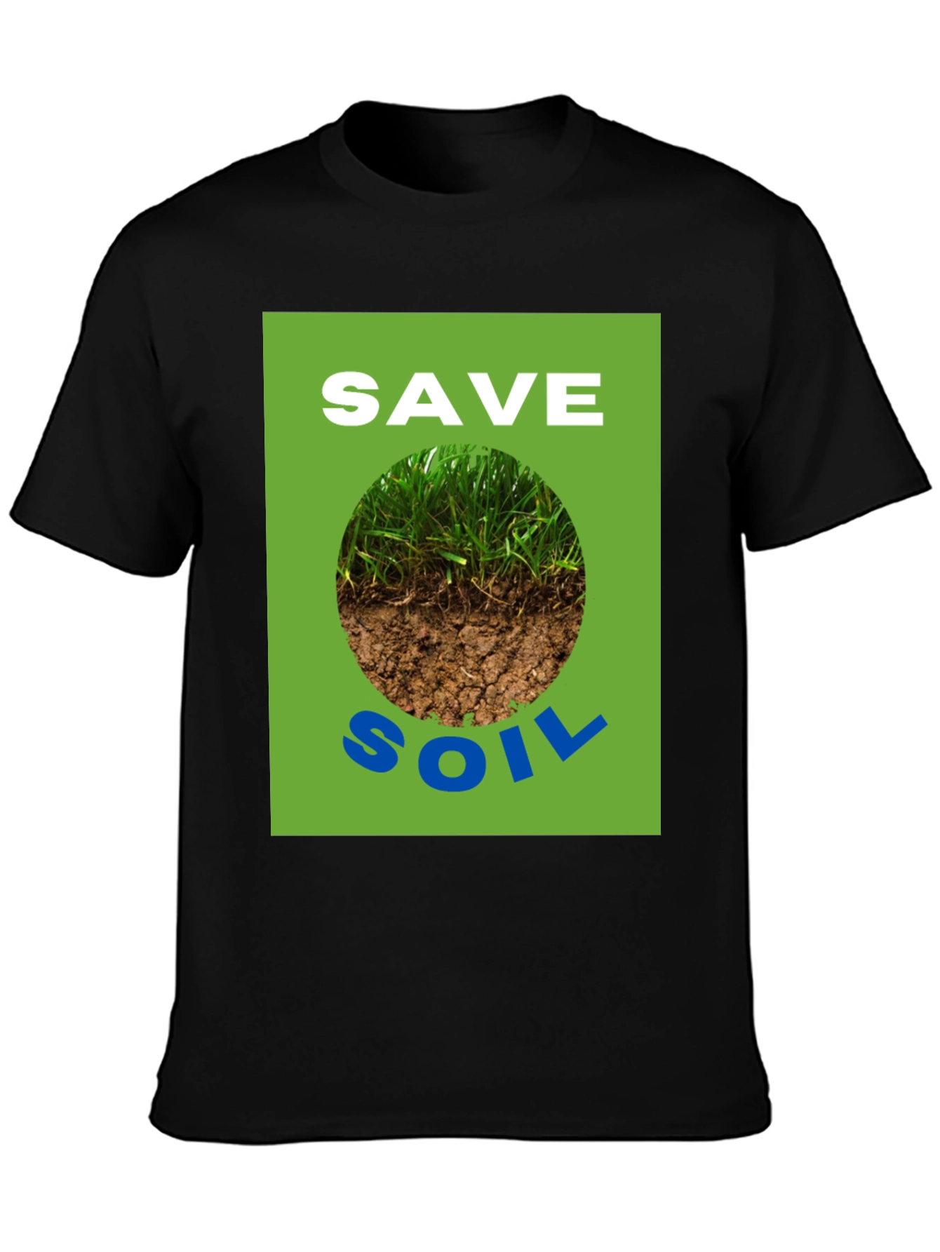 Save Soil Graphic Tee - Earth Awareness T-Shirt