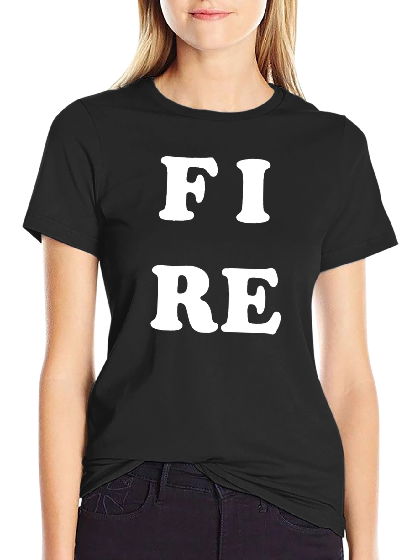 FIRE Graphic Tee - Bold Statement Shirt