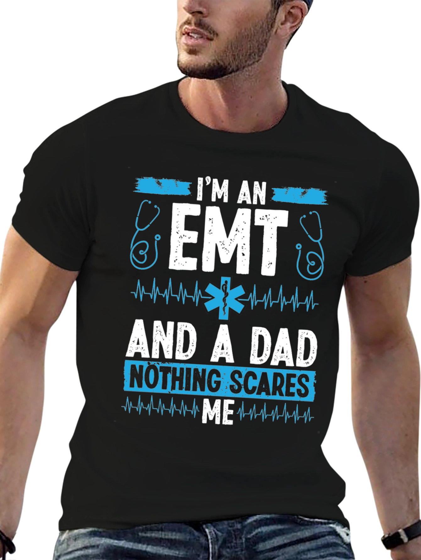 Im An EMT And A Dad T-Shirt