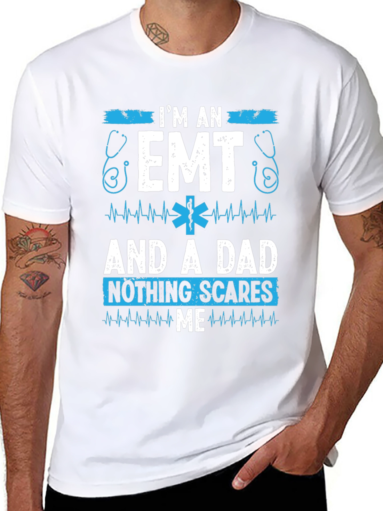 Im An EMT And A Dad T-Shirt