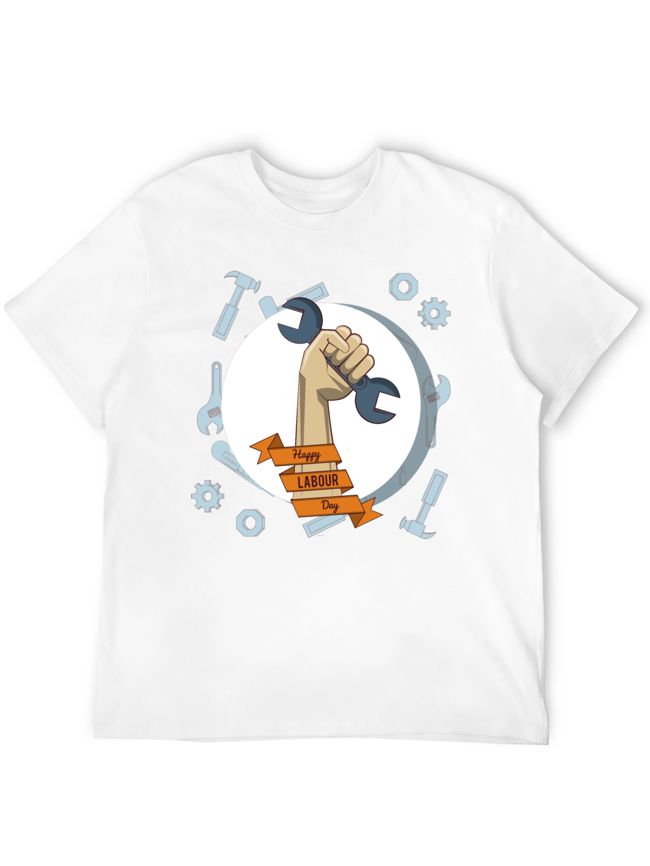 Happy Labour Day Black T-Shirt