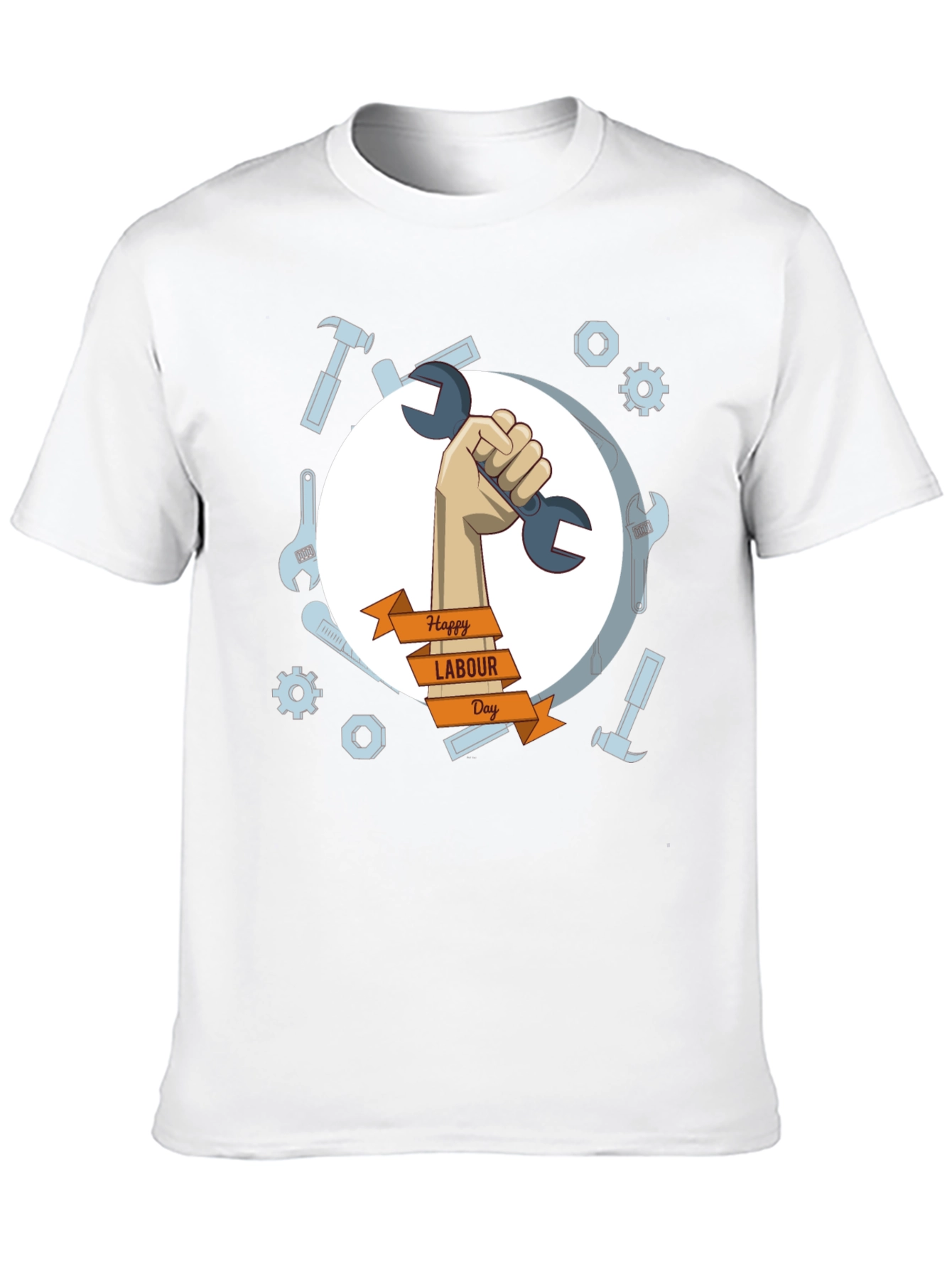 Happy Labour Day Black T-Shirt