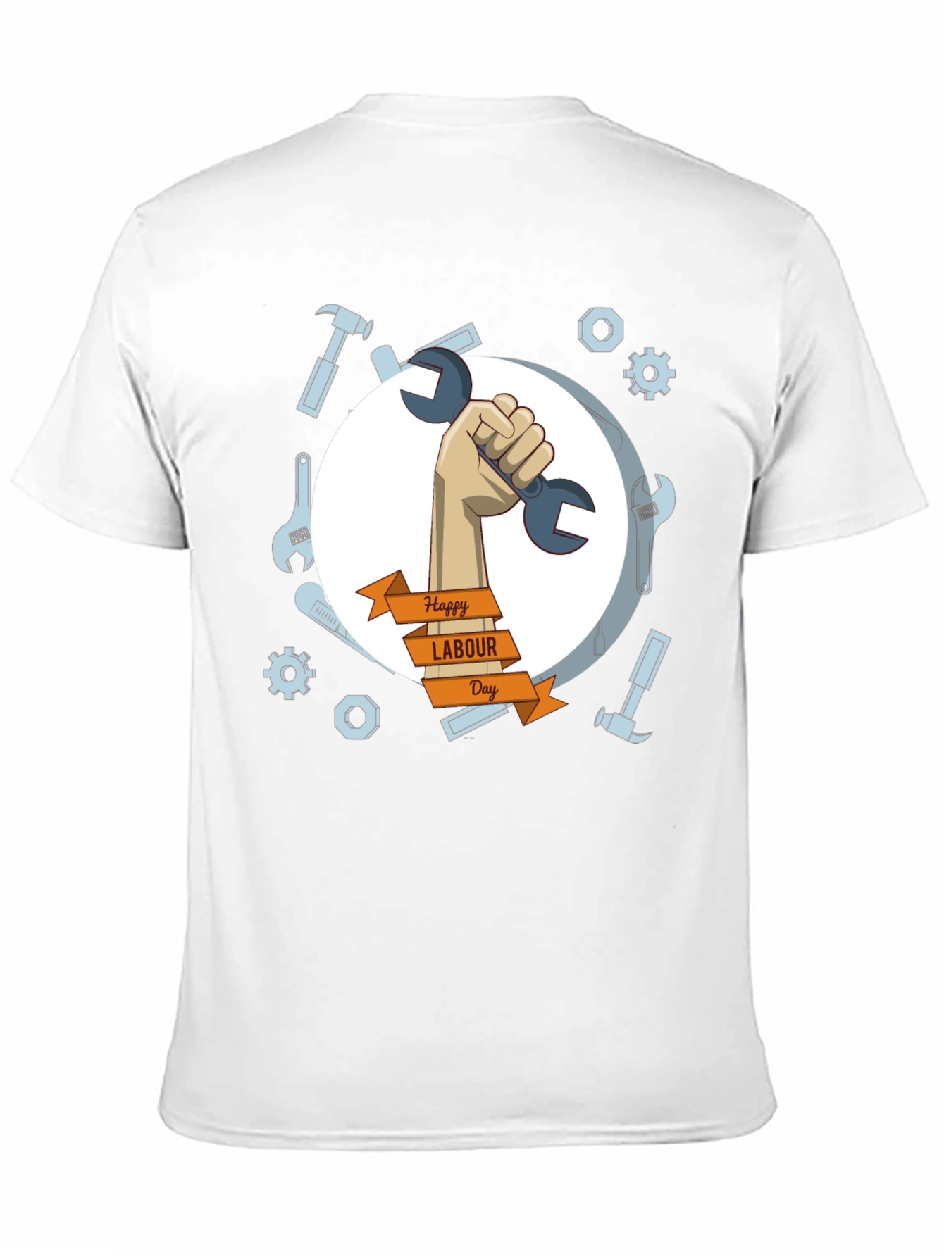 Happy Labour Day Black T-Shirt