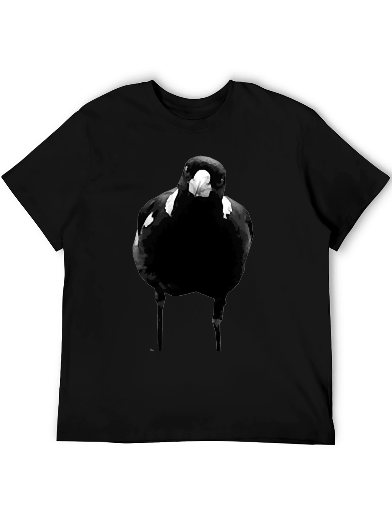 Black Bird Graphic Tee - Mens Casual T-Shirt