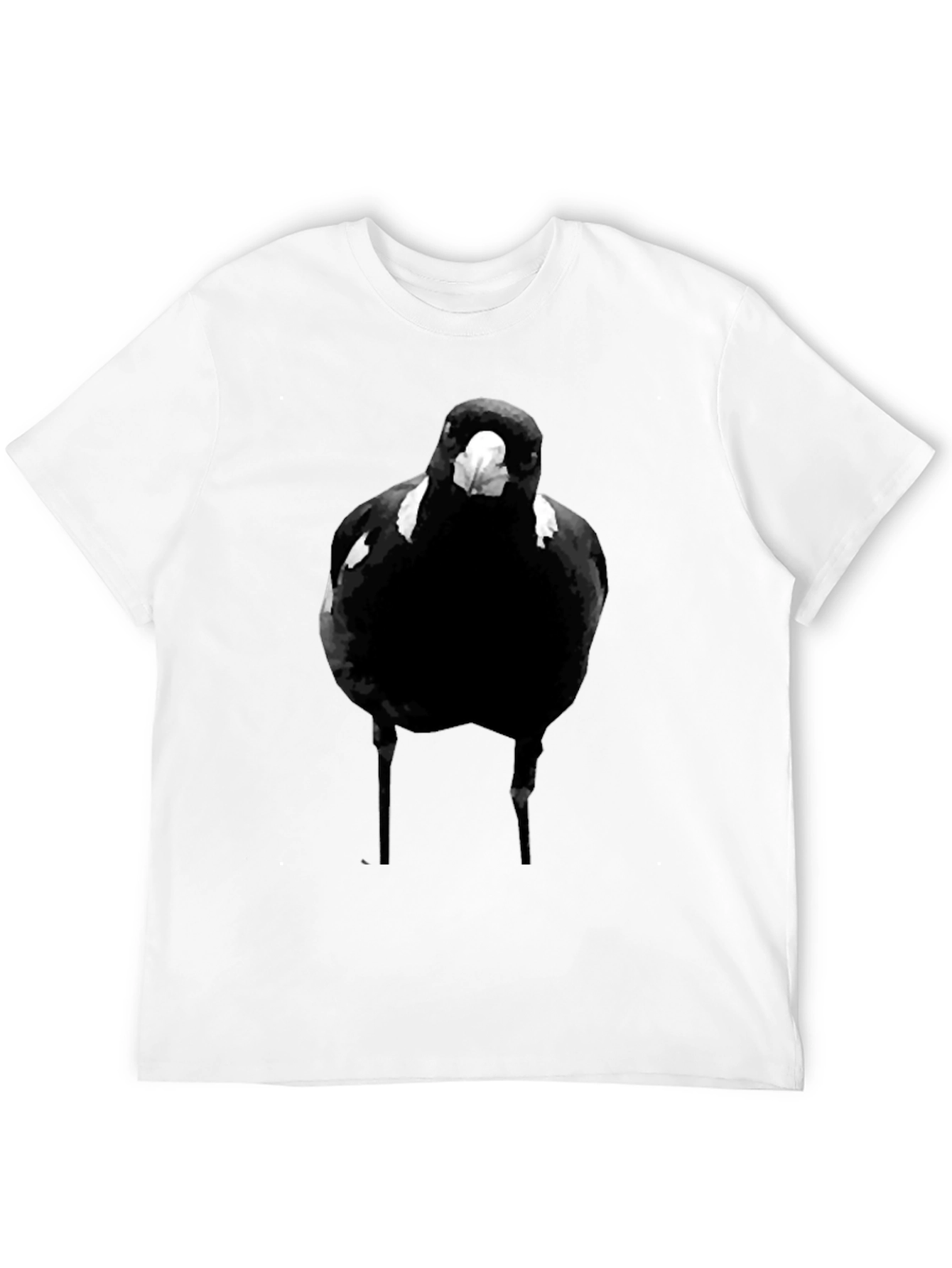 Black Bird Graphic Tee - Mens Casual T-Shirt