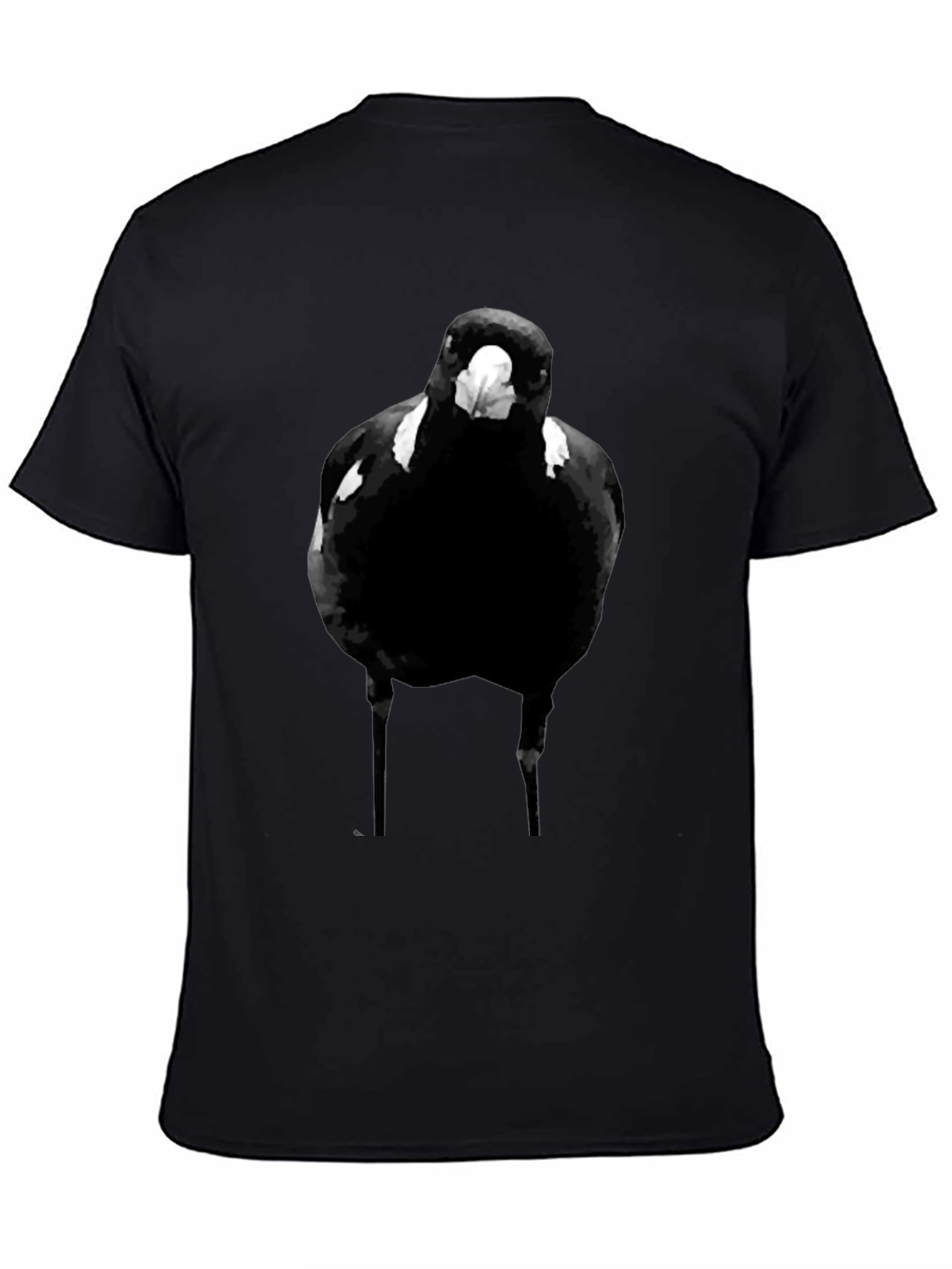 Black Bird Graphic Tee - Mens Casual T-Shirt