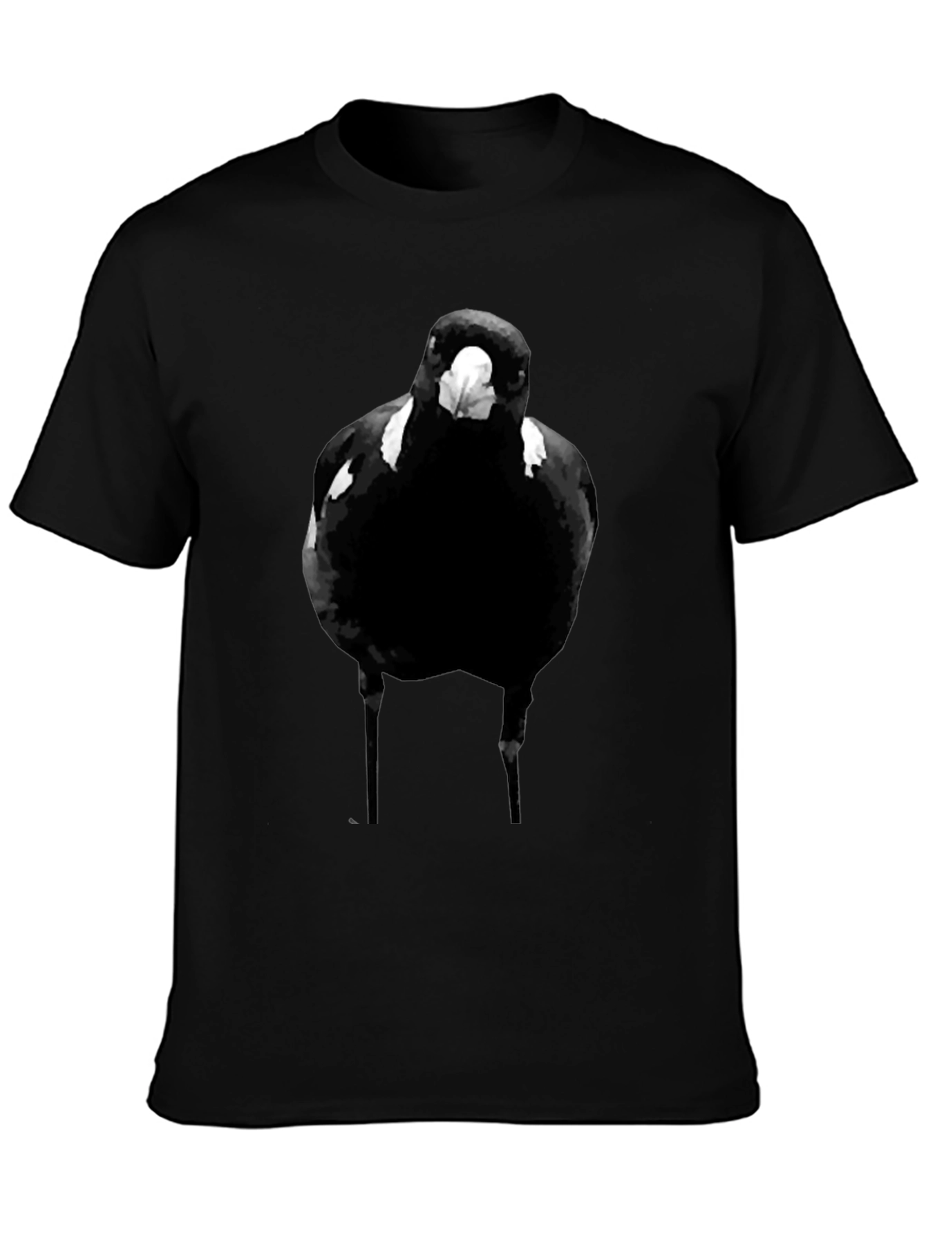 Black Bird Graphic Tee - Mens Casual T-Shirt