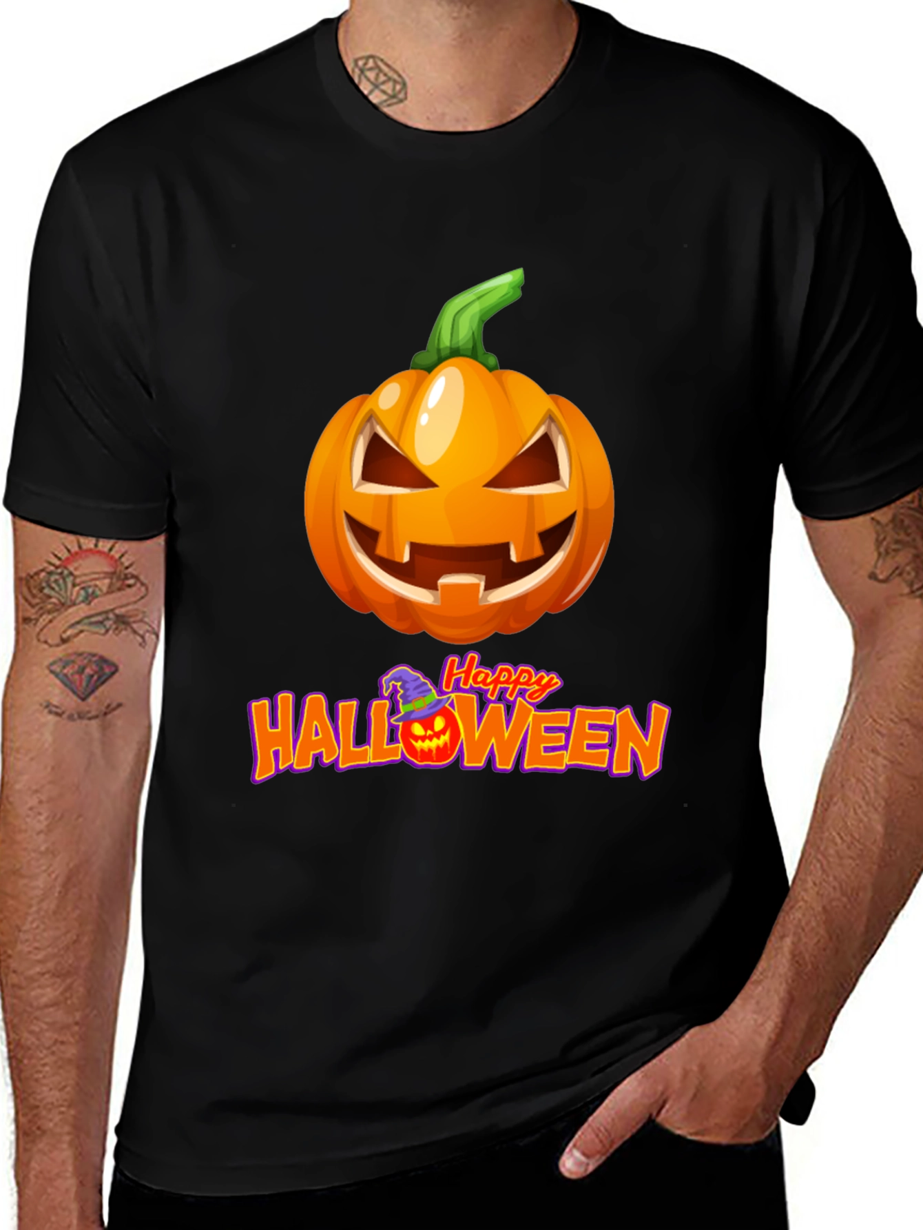 Happy Halloween Pumpkin Graphic Tee