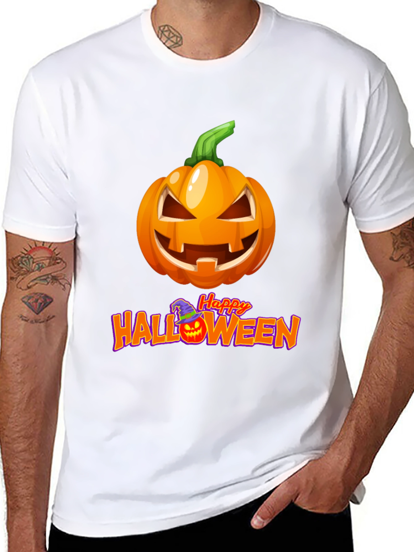 Happy Halloween Pumpkin Graphic Tee