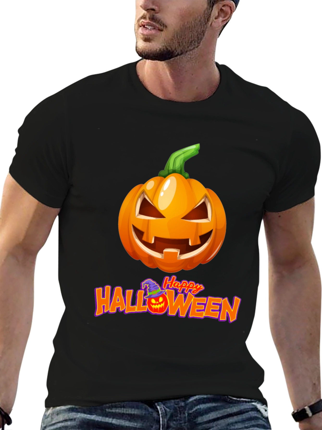 Happy Halloween Pumpkin Graphic Tee