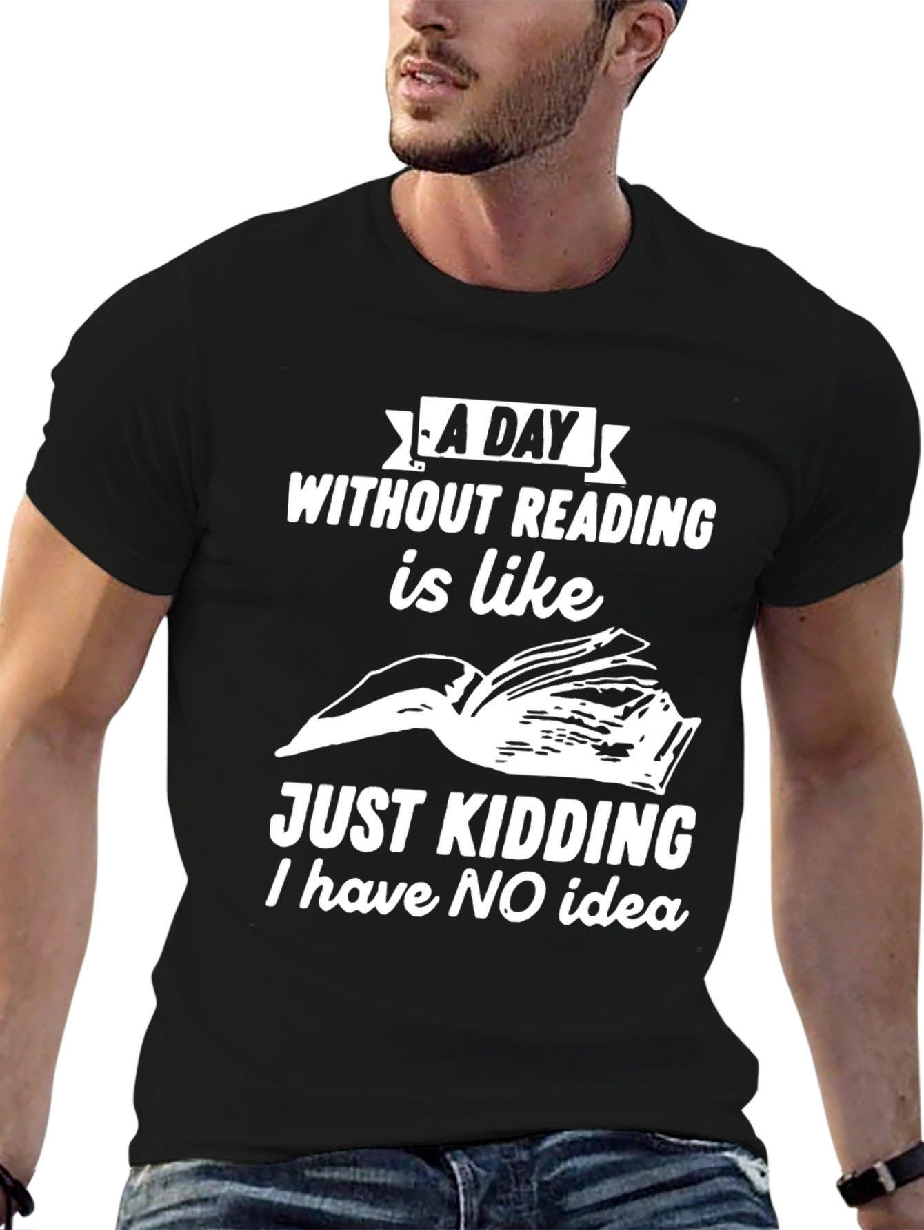 Funny Reading T-Shirt: A Day Without Reading