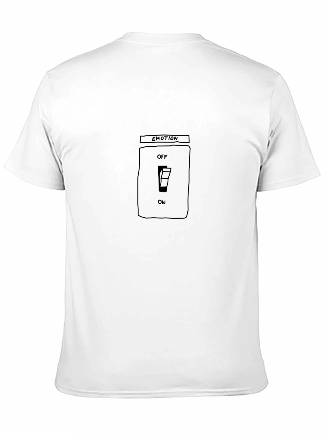Emotion Switch Graphic Tee - Black T-Shirt