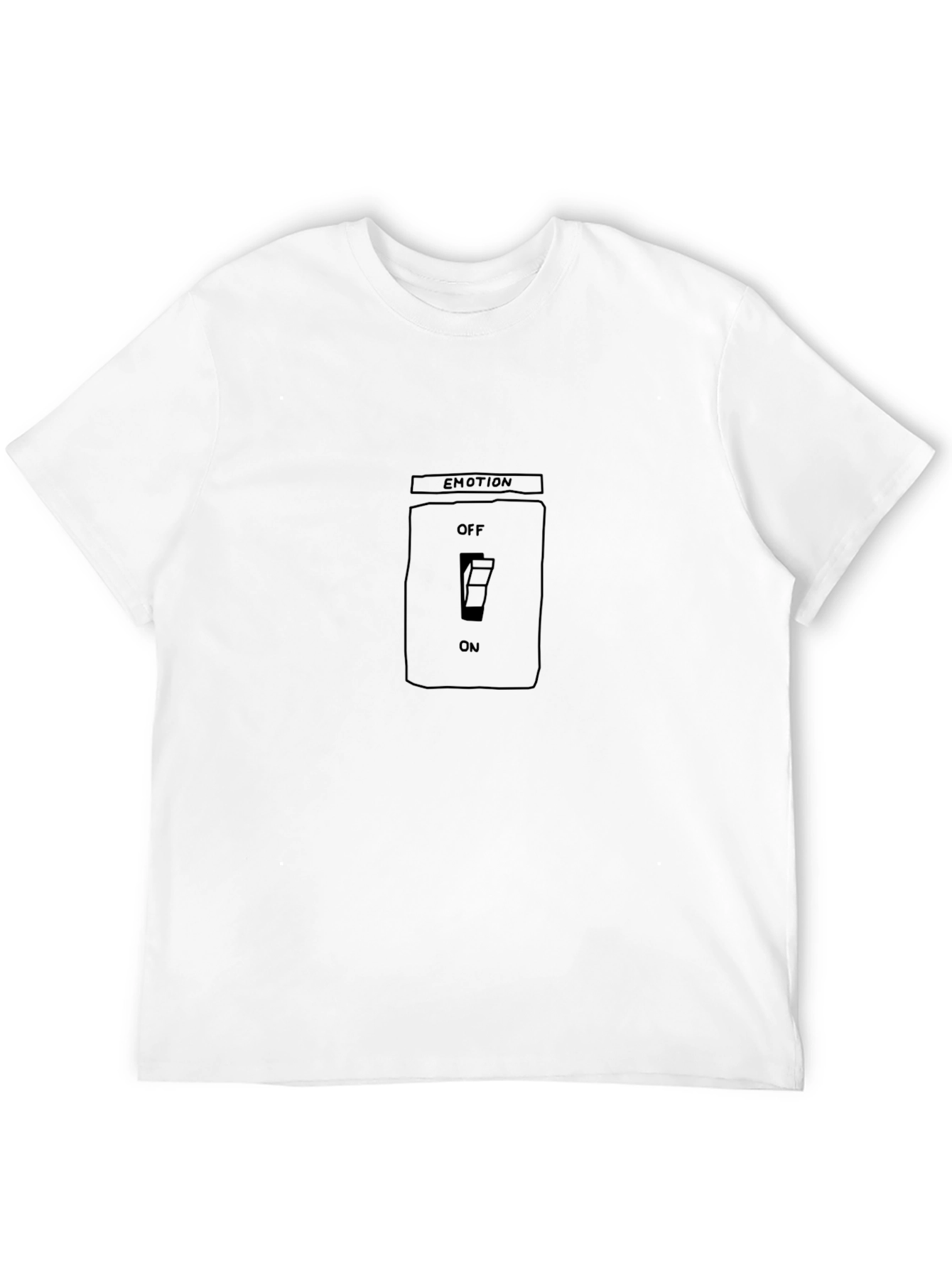 Emotion Switch Graphic Tee - Black T-Shirt