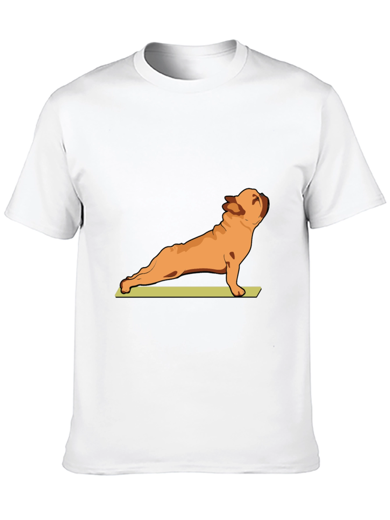 Yoga Dog Graphic Tee - Relaxed Fit Black T-Shirt