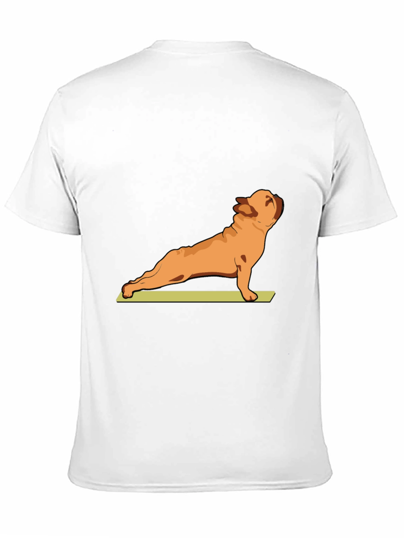 Yoga Dog Graphic Tee - Relaxed Fit Black T-Shirt