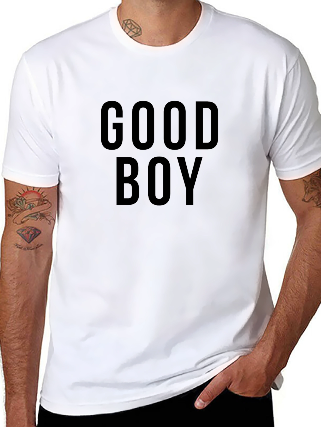 Good Boy Graphic Tee - Mens Black T-Shirt