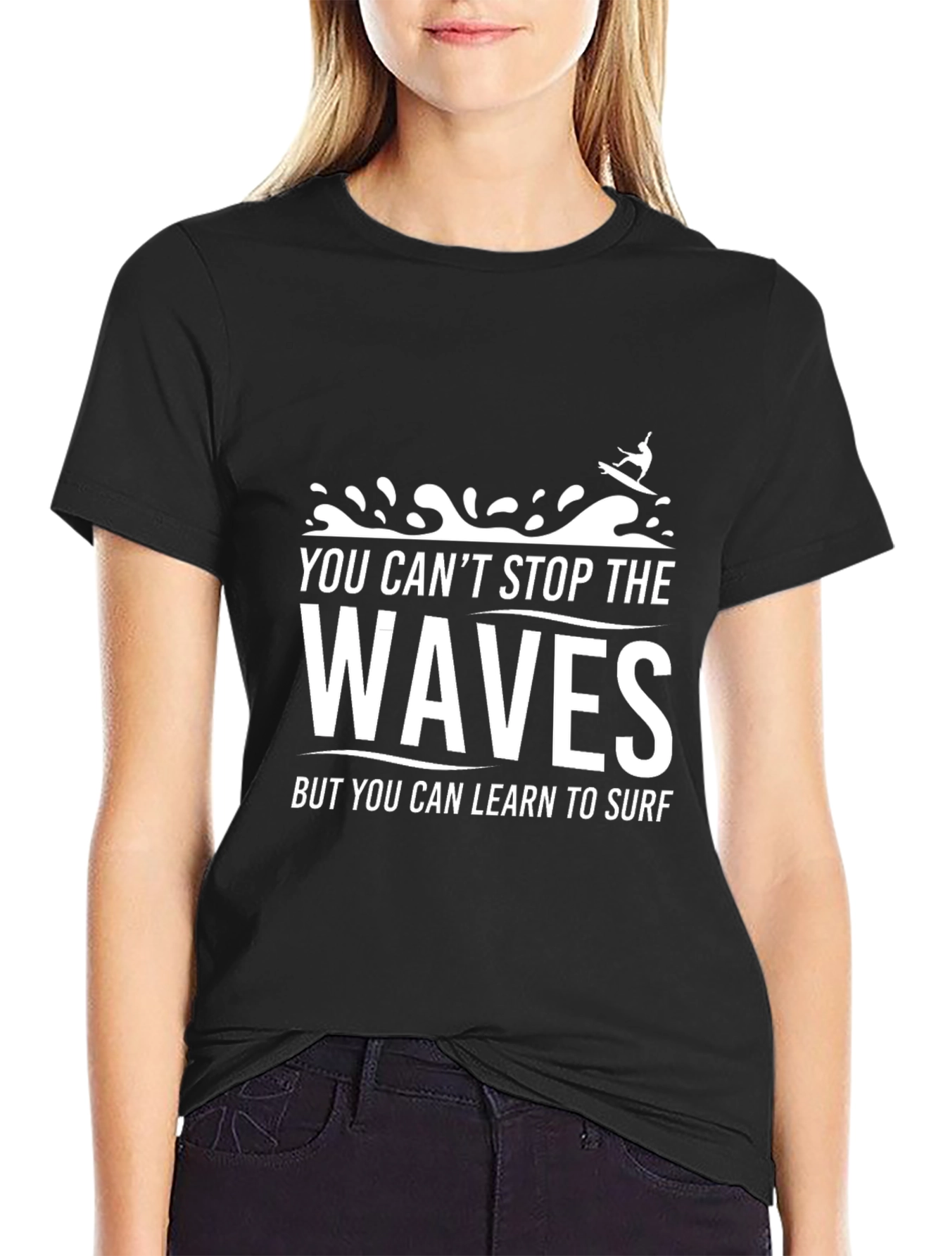 Surfer Quote T-Shirt: Ride the Waves of Life