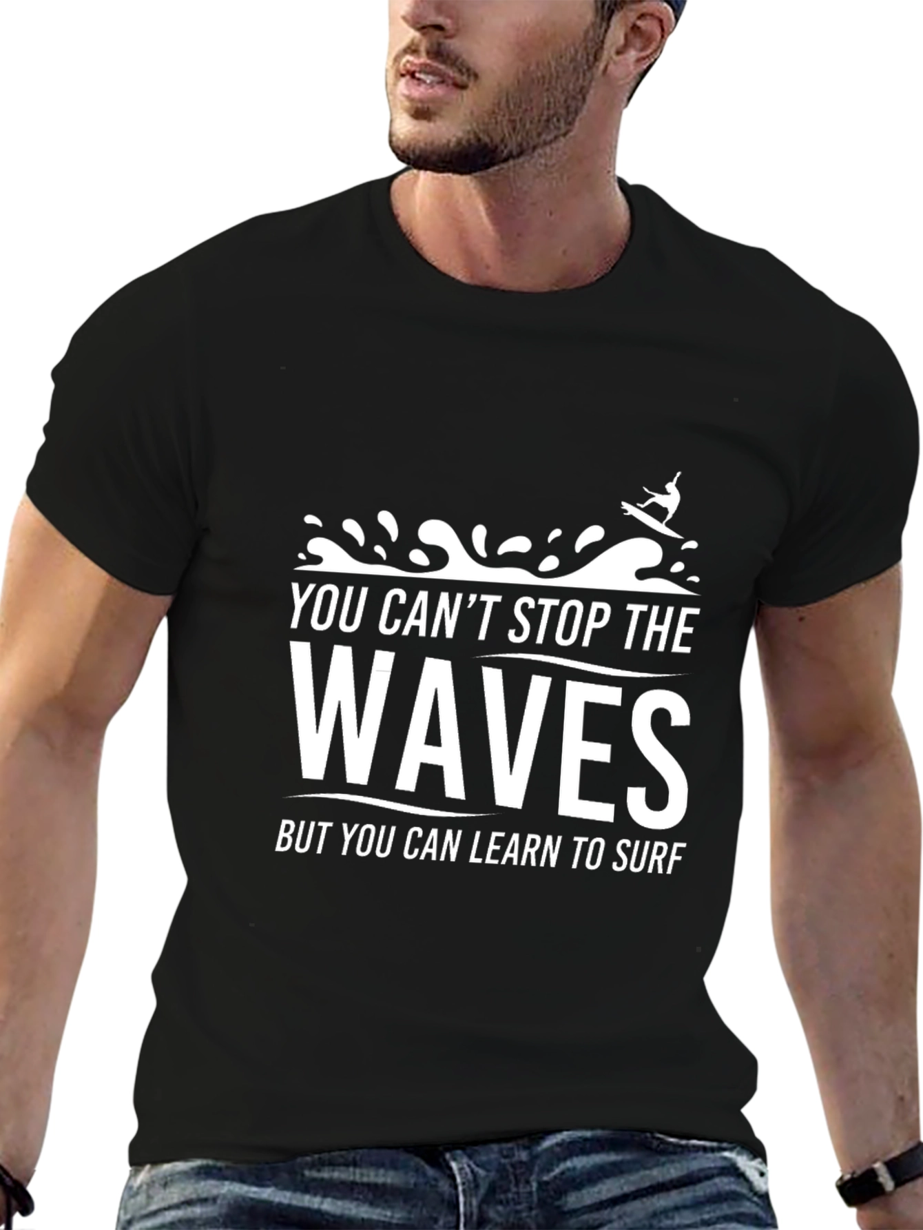 Surfer Quote T-Shirt: Ride the Waves of Life