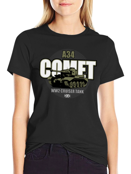 A34 Comet WW2 Cruiser Tank T-Shirt