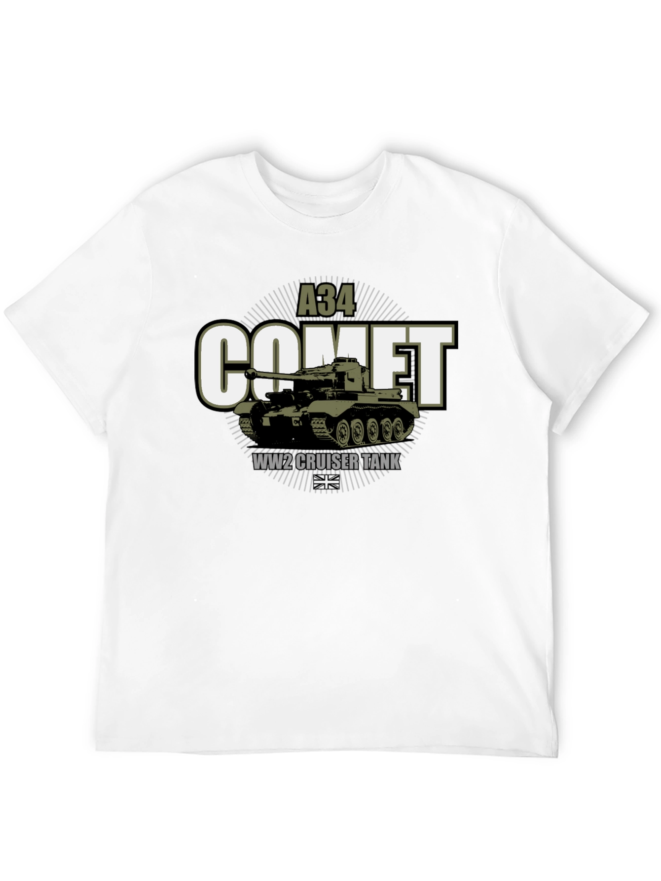 A34 Comet WW2 Cruiser Tank T-Shirt