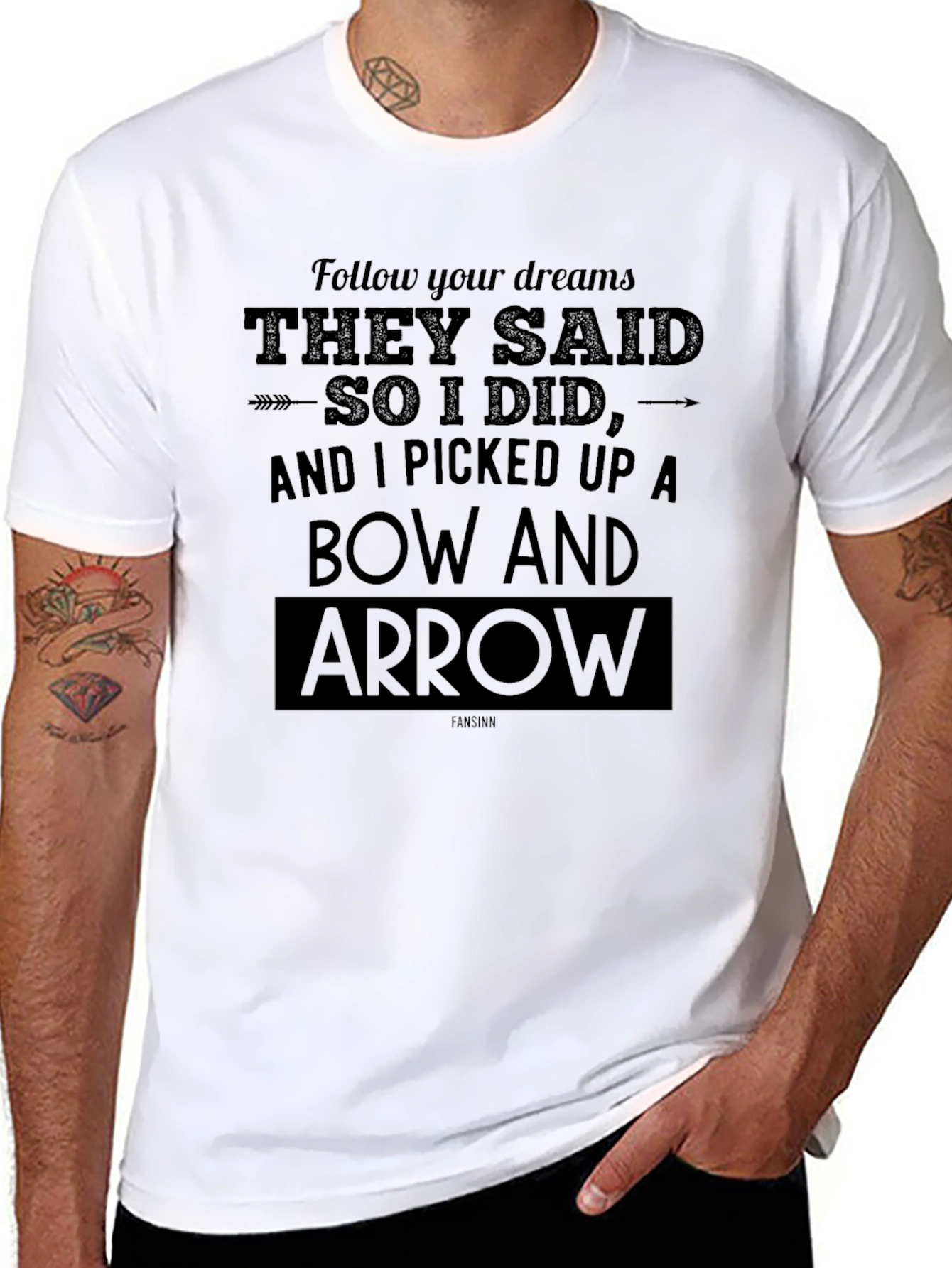Follow Your Dreams Bow and Arrow T-Shirt