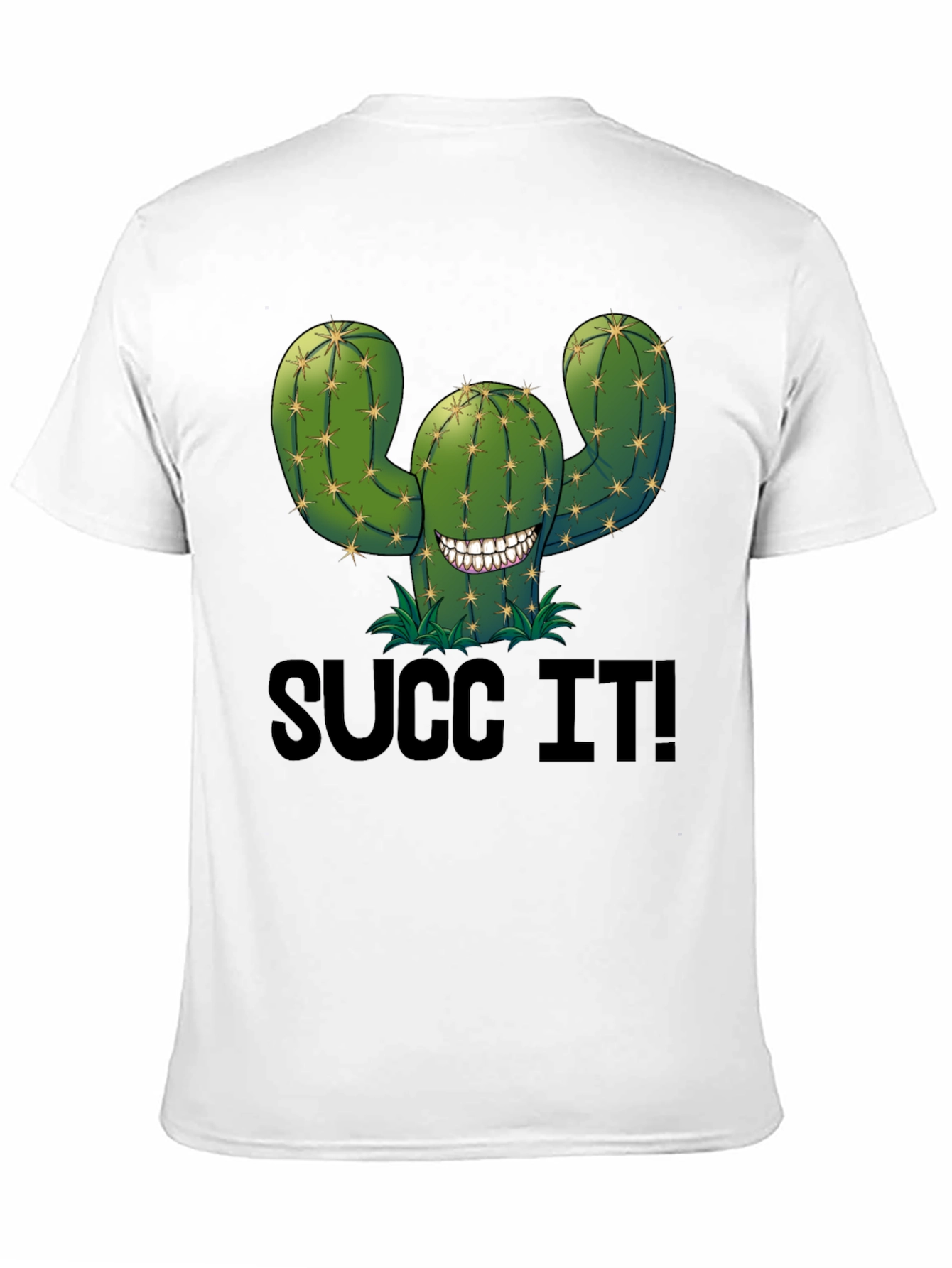 Succ It! Cactus Graphic T-Shirt - Humor Tee